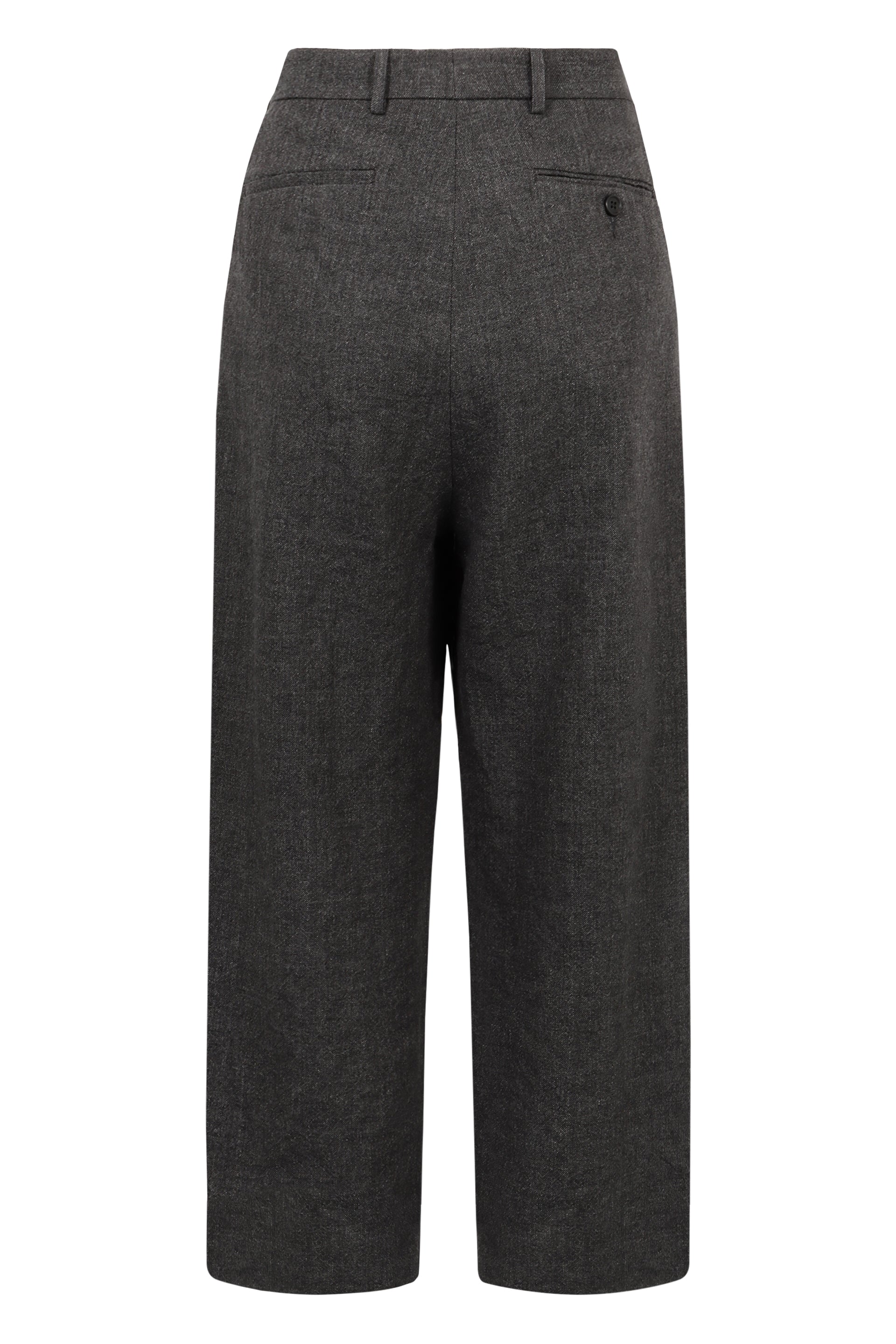 Wool blend trousers