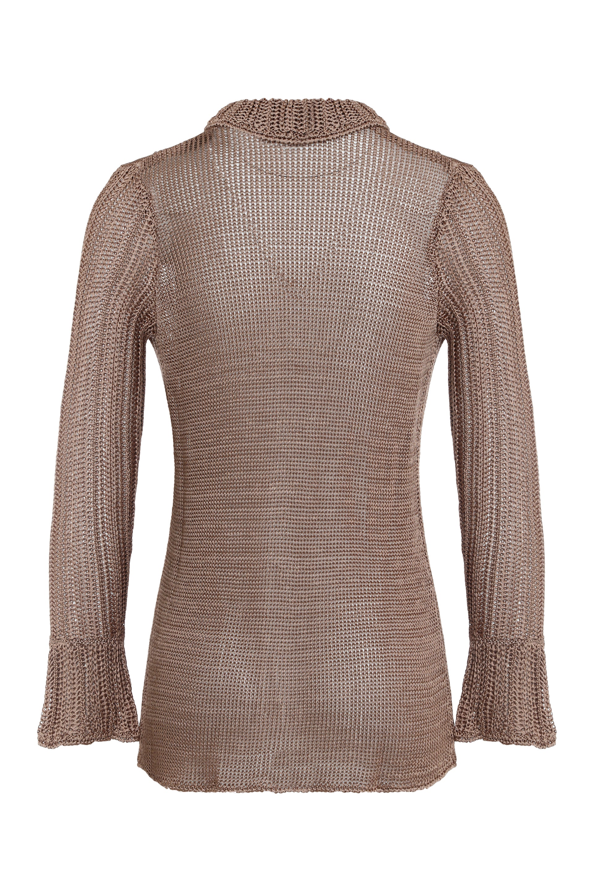 Cardigan Rajasthan in knitting