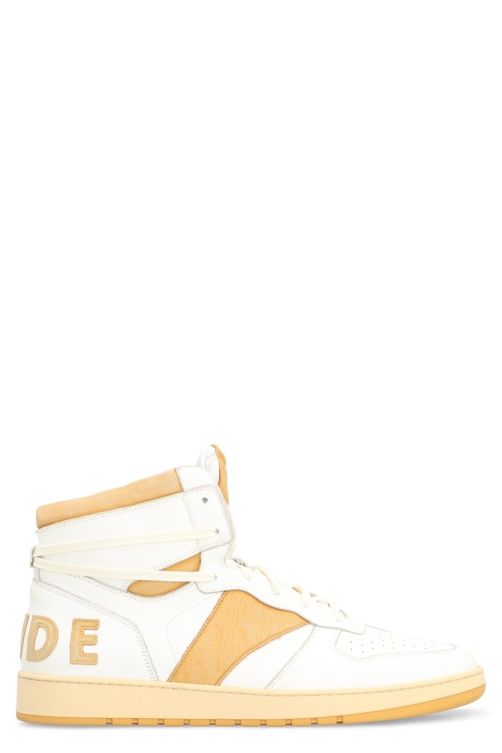 Rhecess leather high-top sneakers