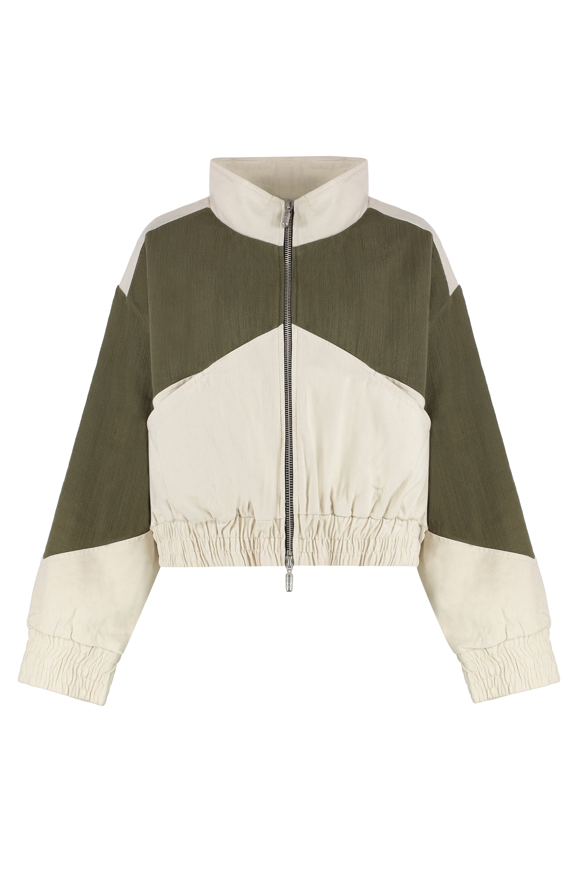 Cotton full-zip sweatshirt