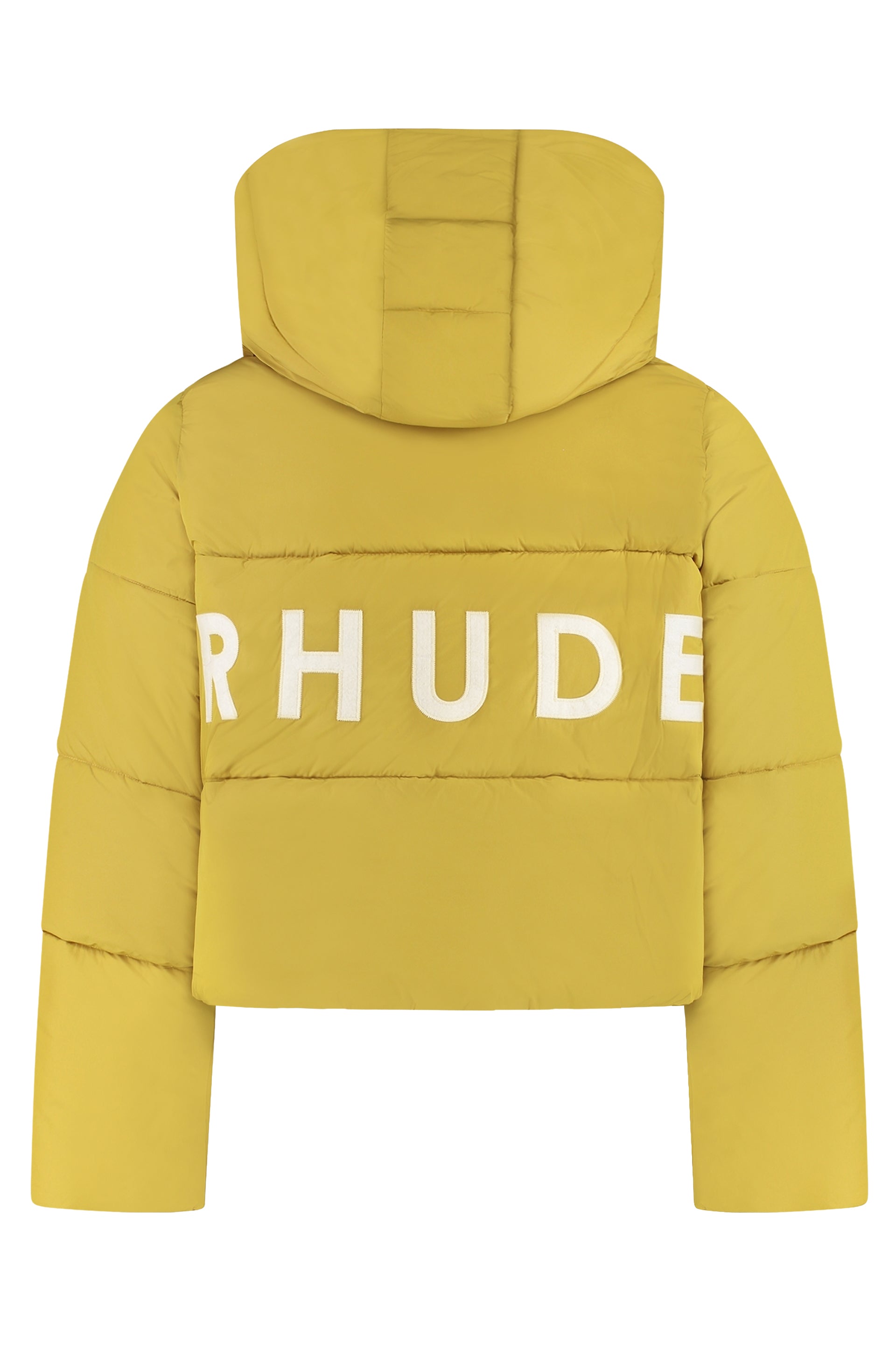 Hooded down jacket