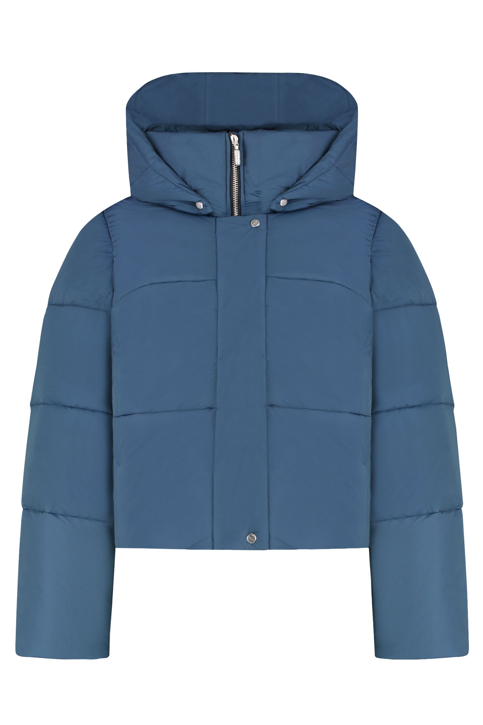 Hooded down jacket