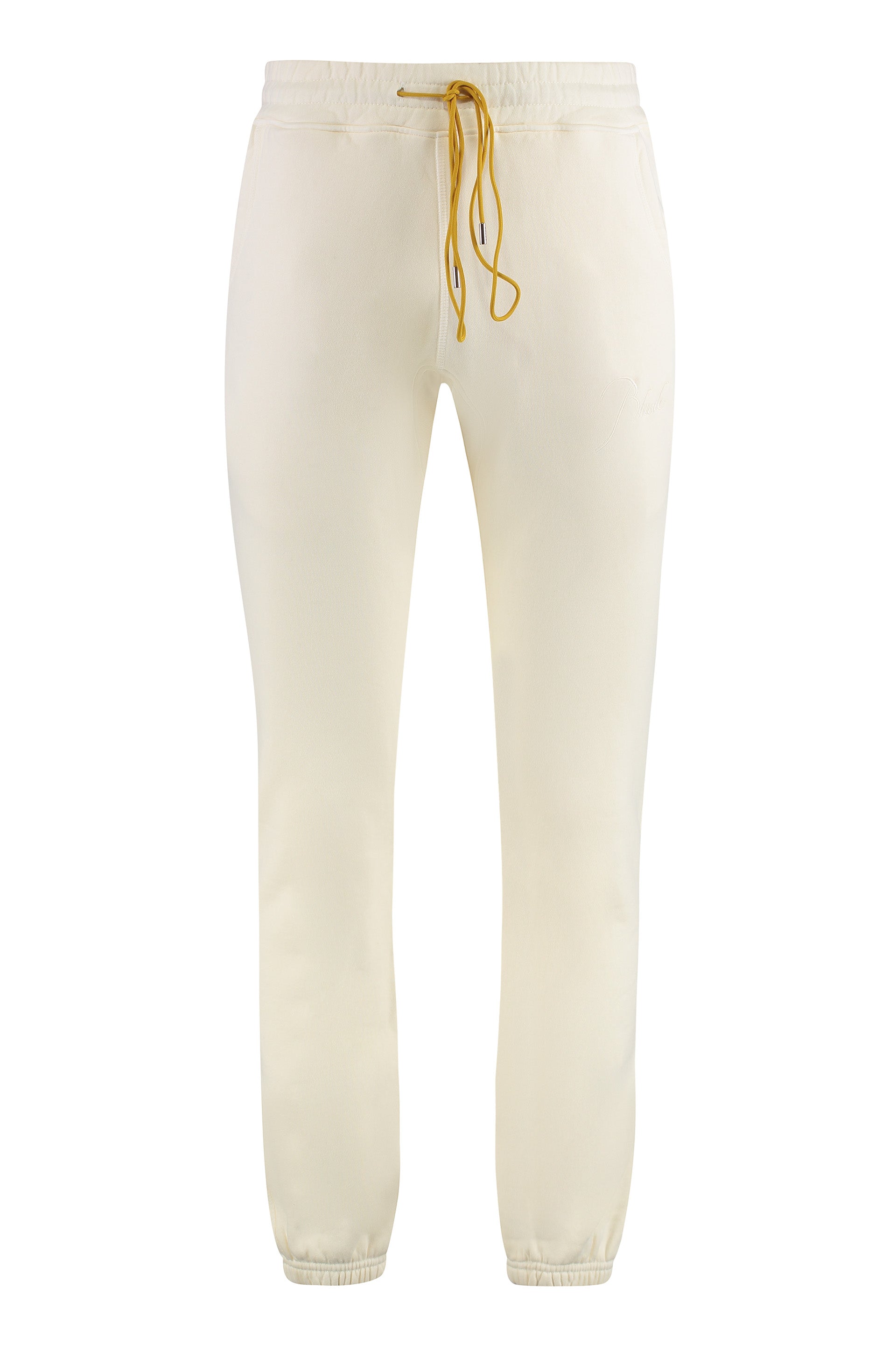 Logo detail cotton track-pants