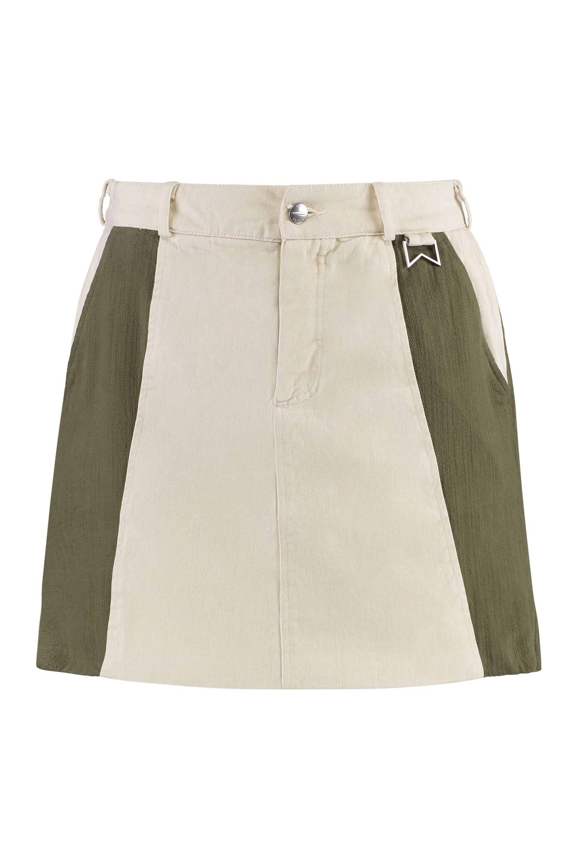 Cotton mini-skirt