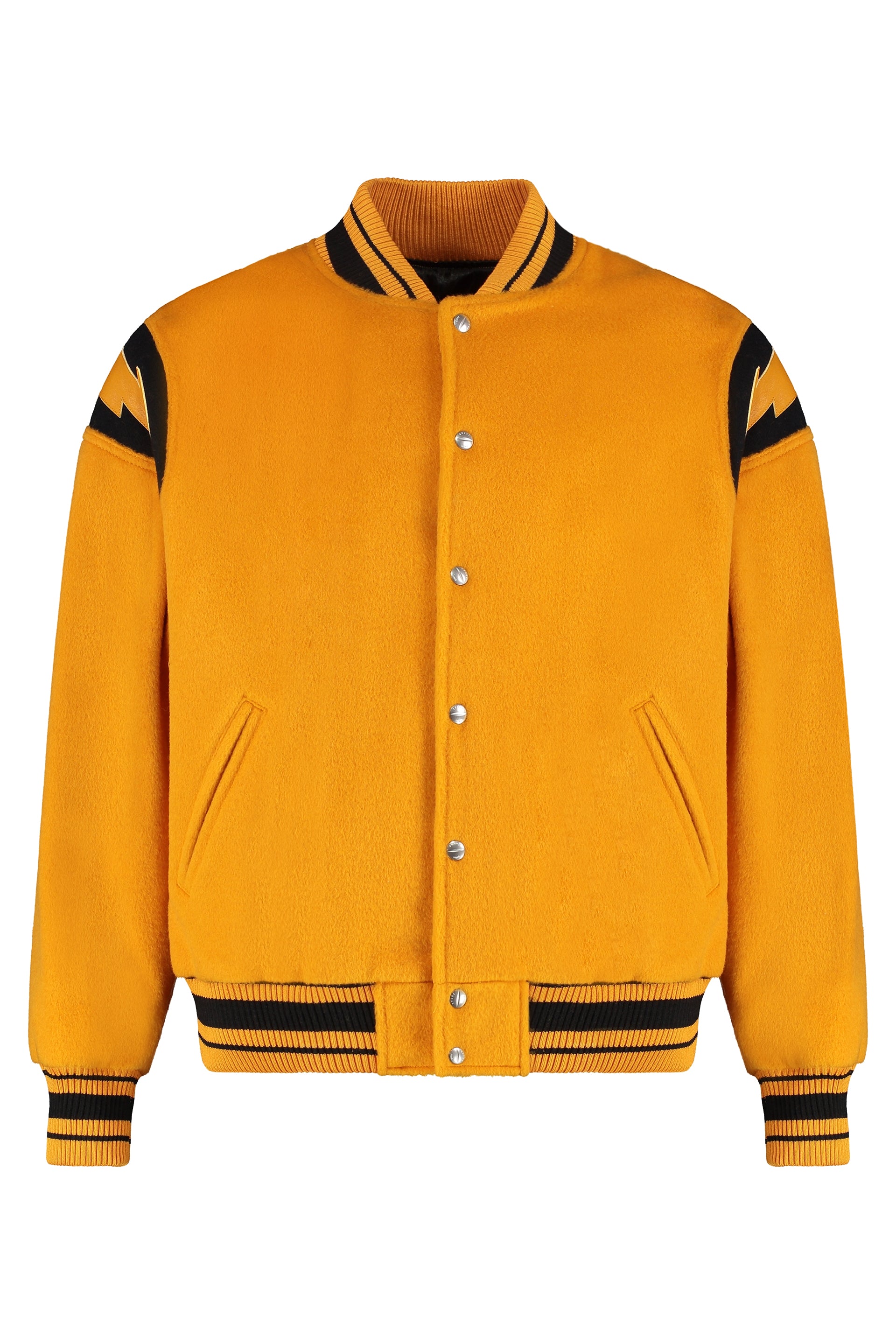 Wool bomber jacket