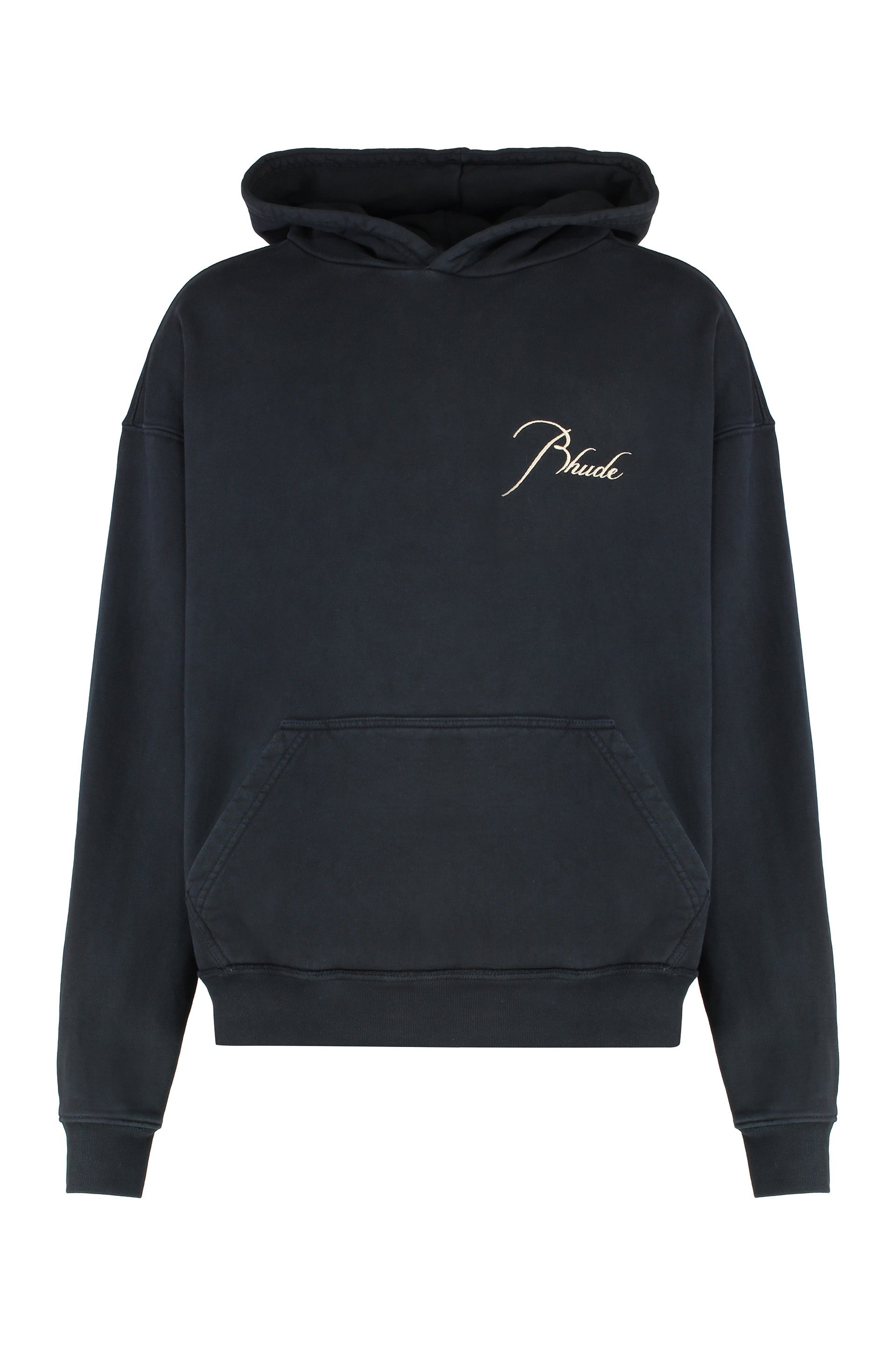 Logo cotton hoodie