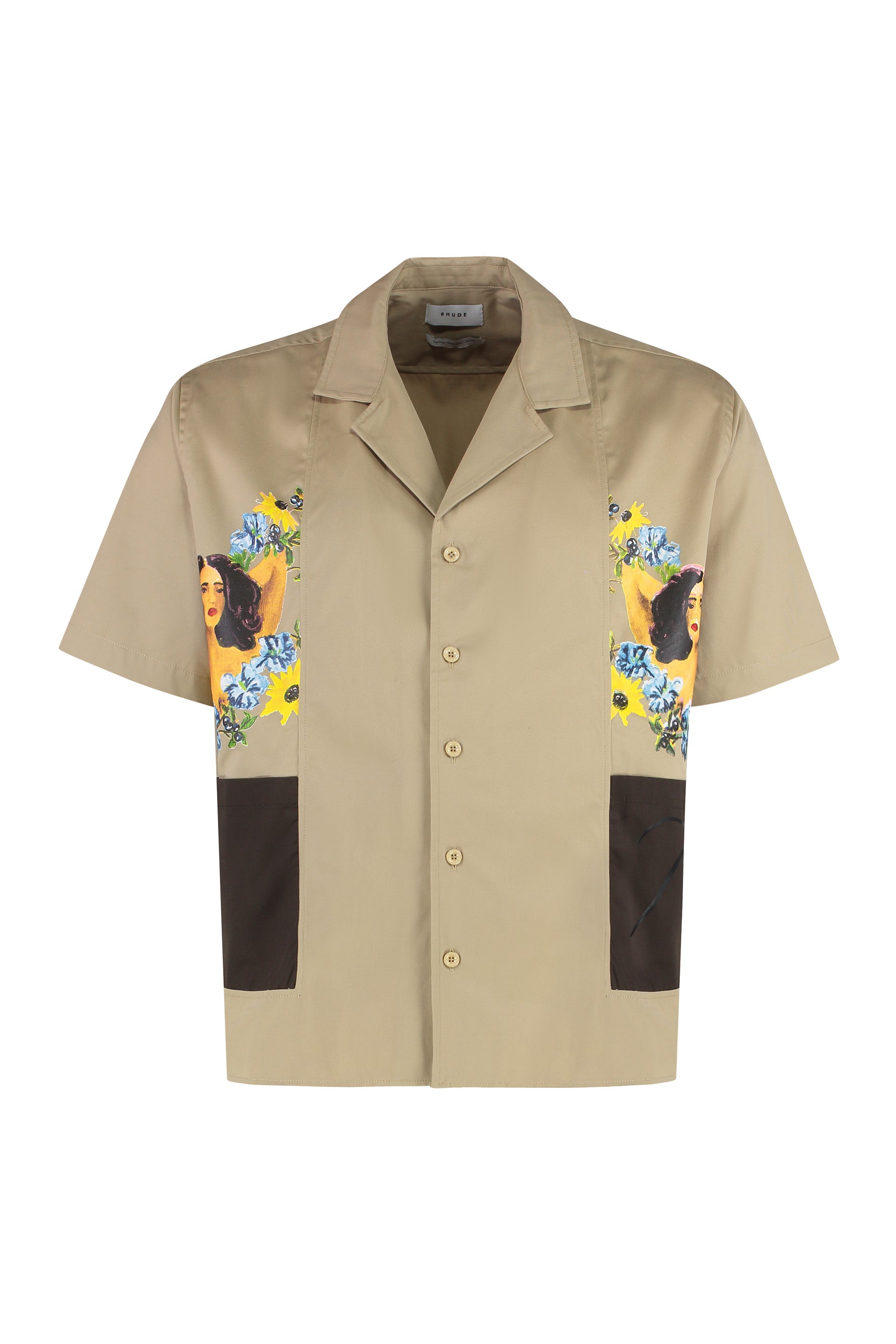 Short sleeve cotton shirt
