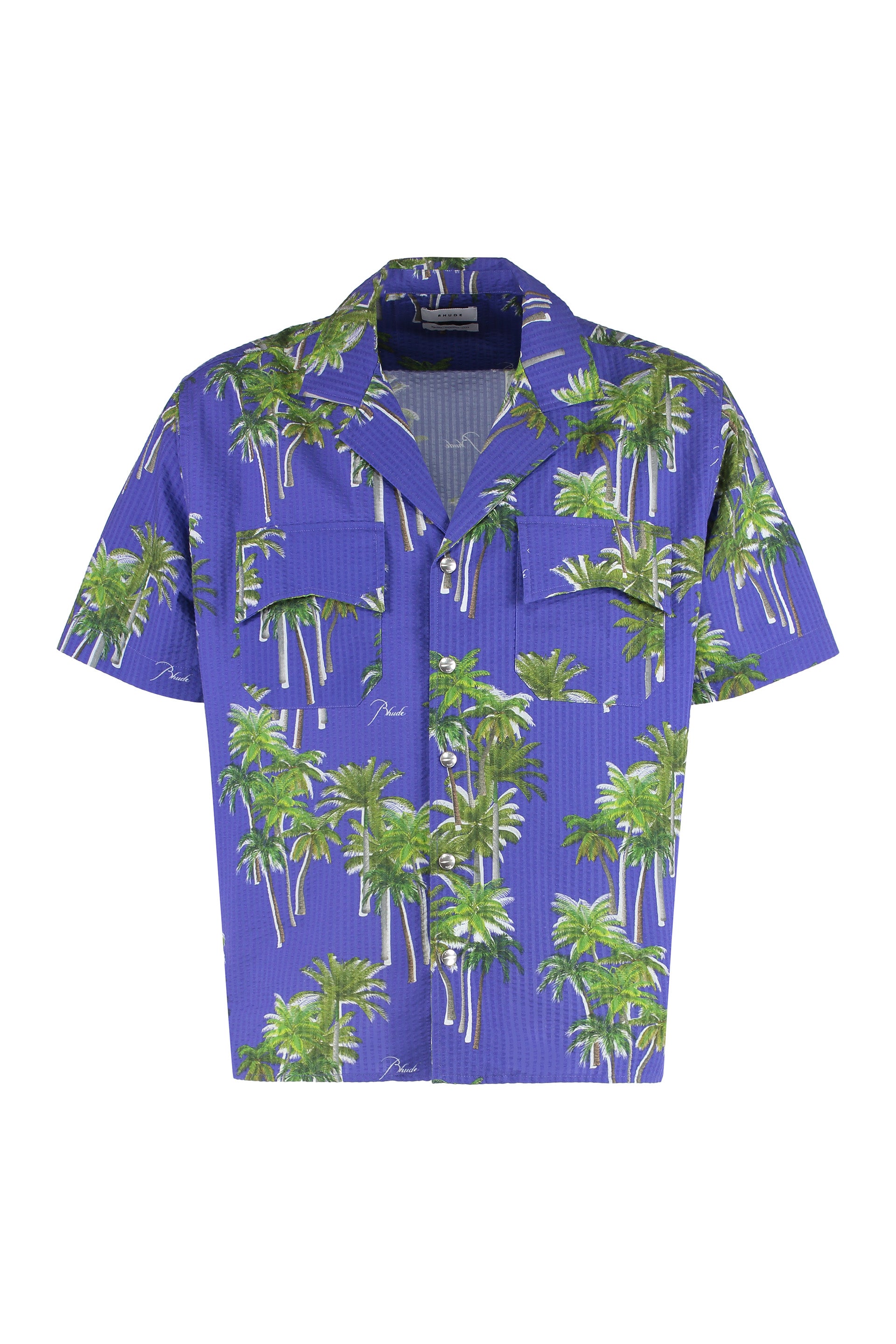 Printed short sleeved shirt
