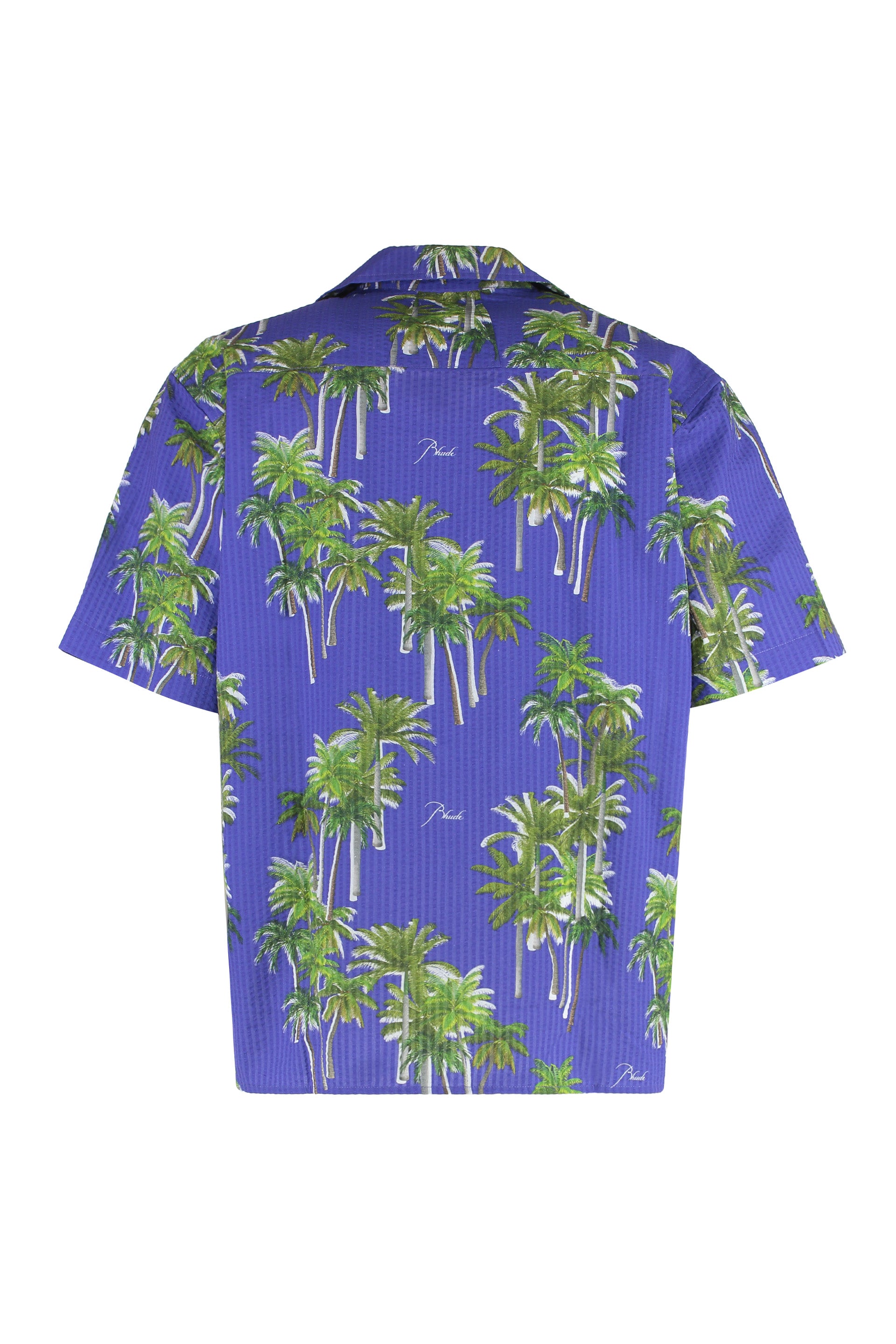 Printed short sleeved shirt
