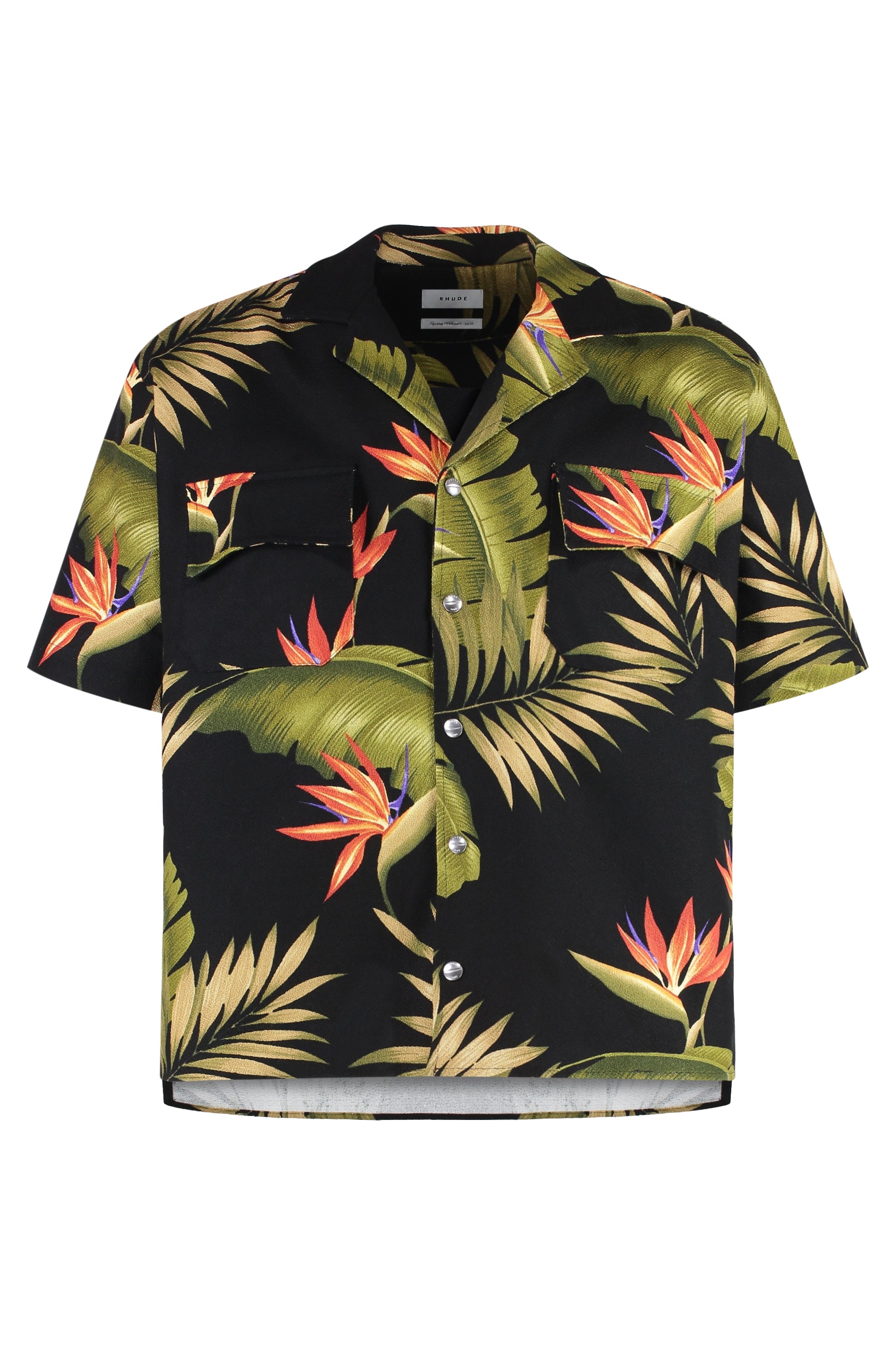 Printed short sleeved shirt