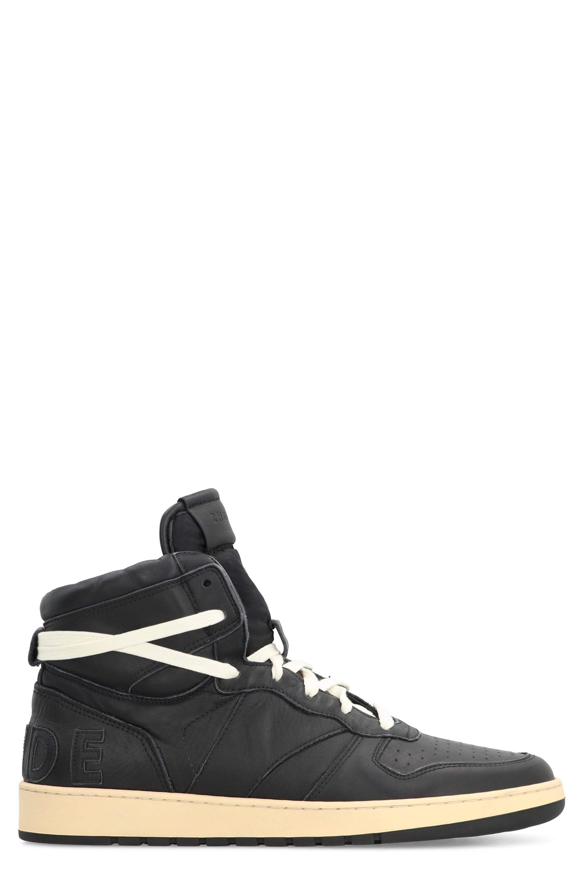 Rhecess leather high-top sneakers