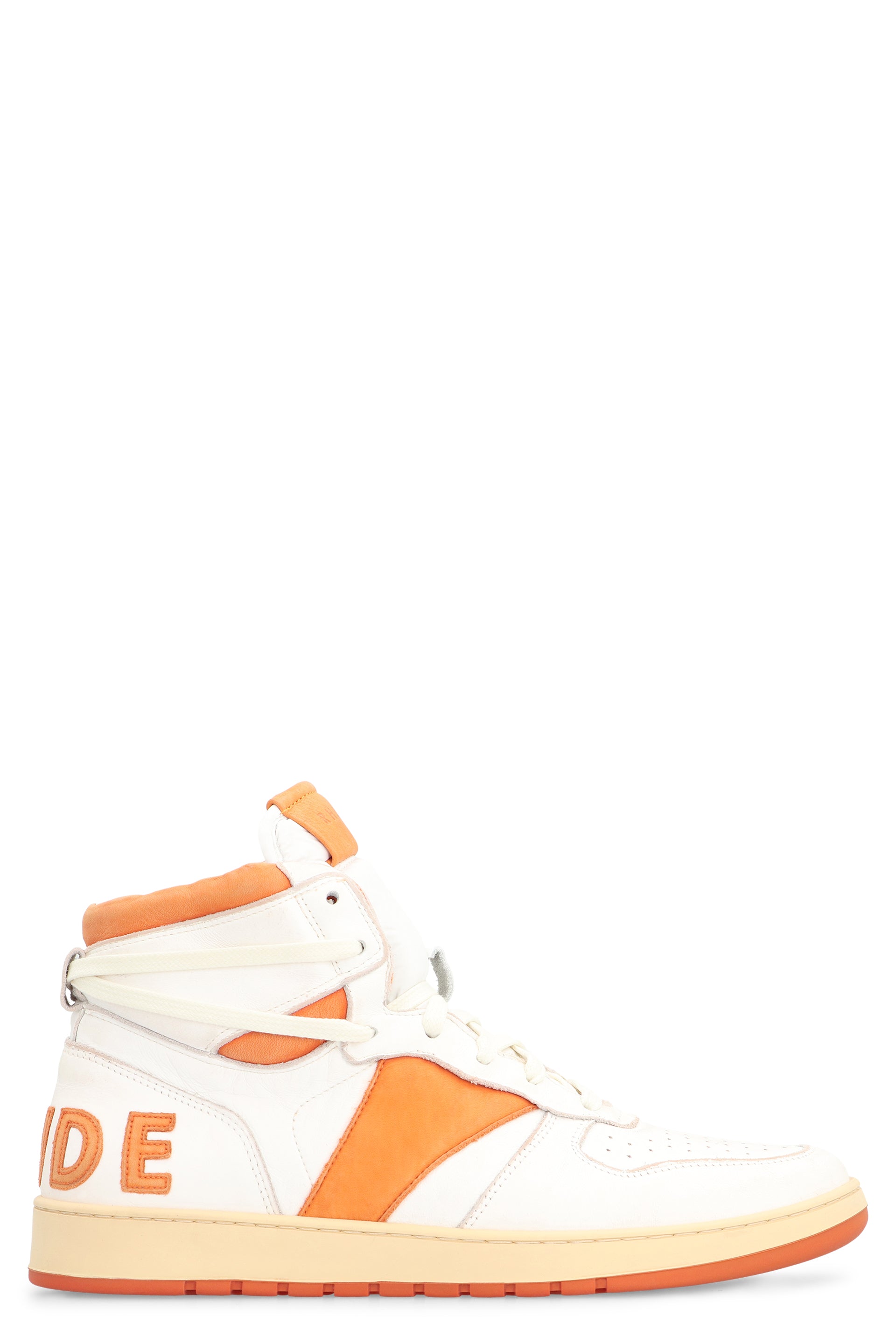Rhecess leather high-top sneakers
