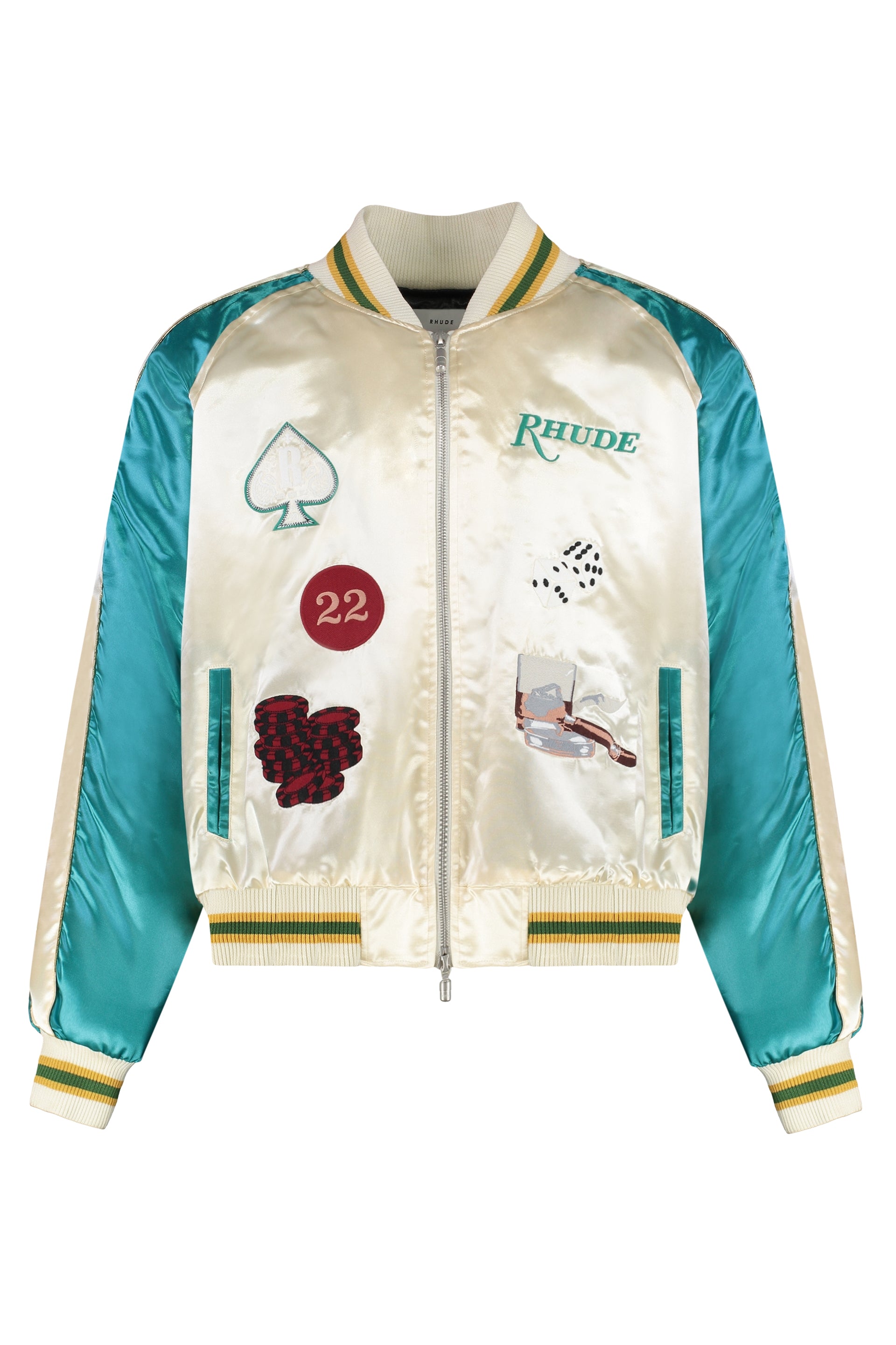Padded bomber jacket