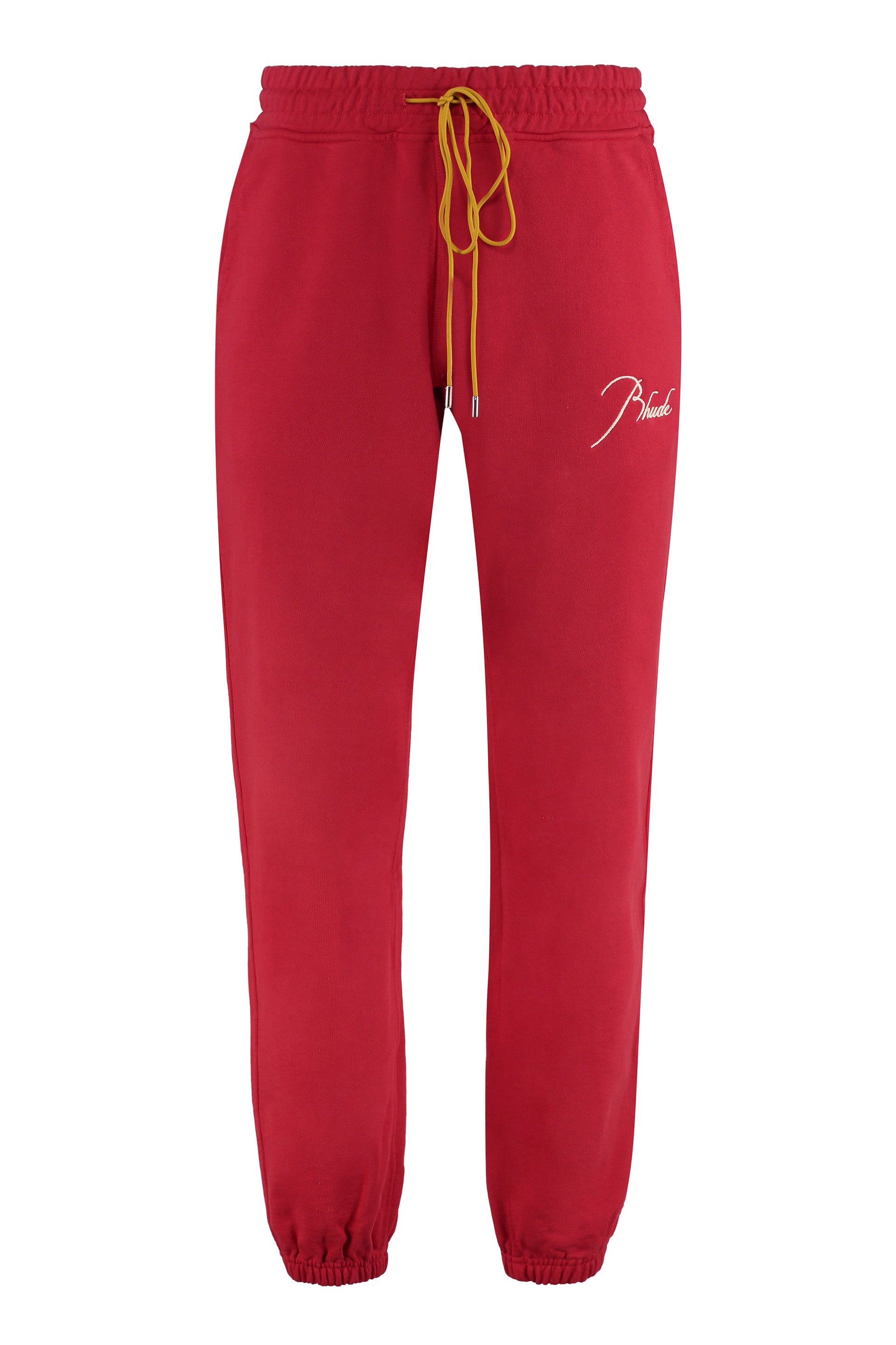 Logo detail cotton track-pants