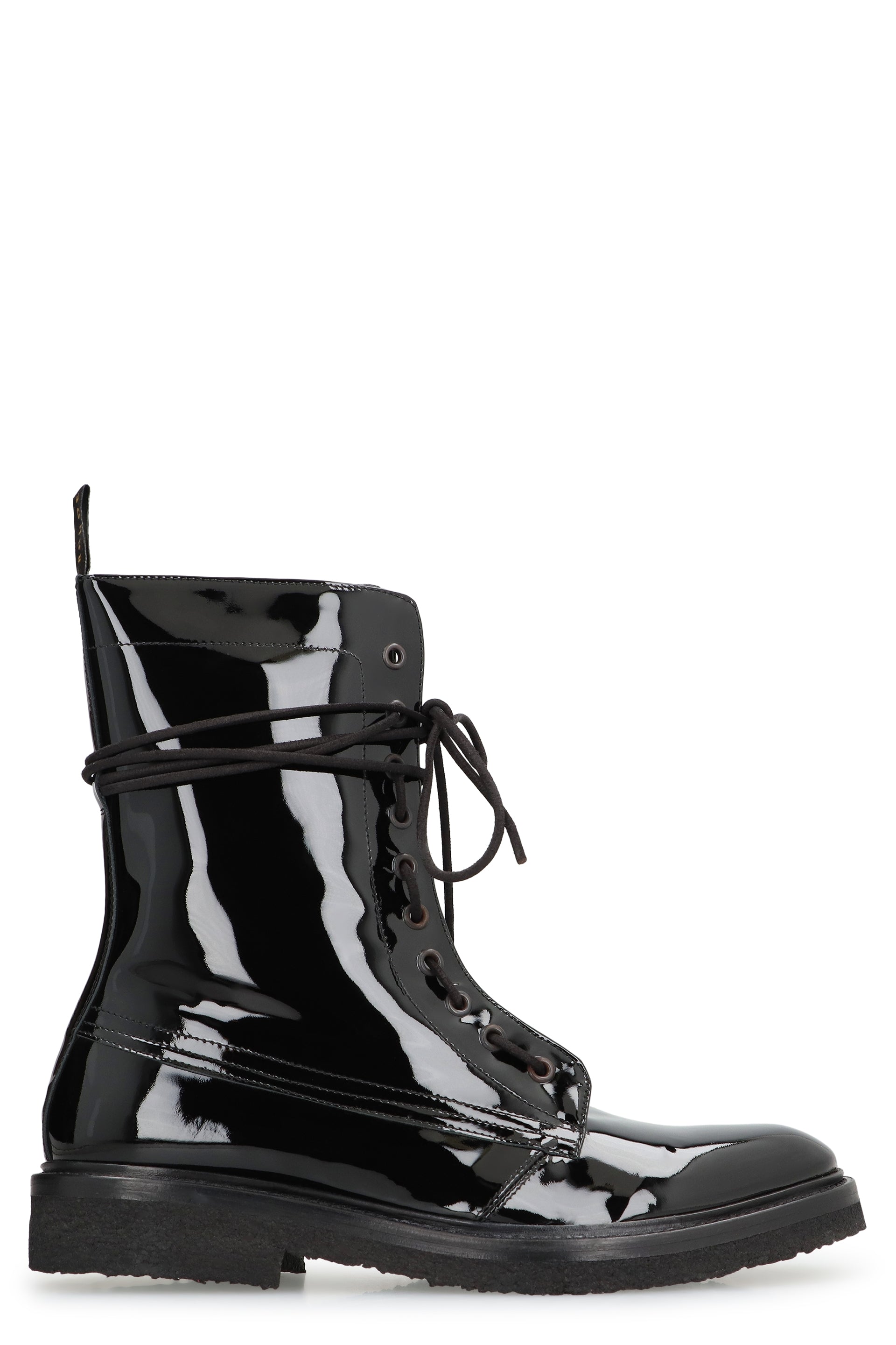 Rhanger leather combat boots