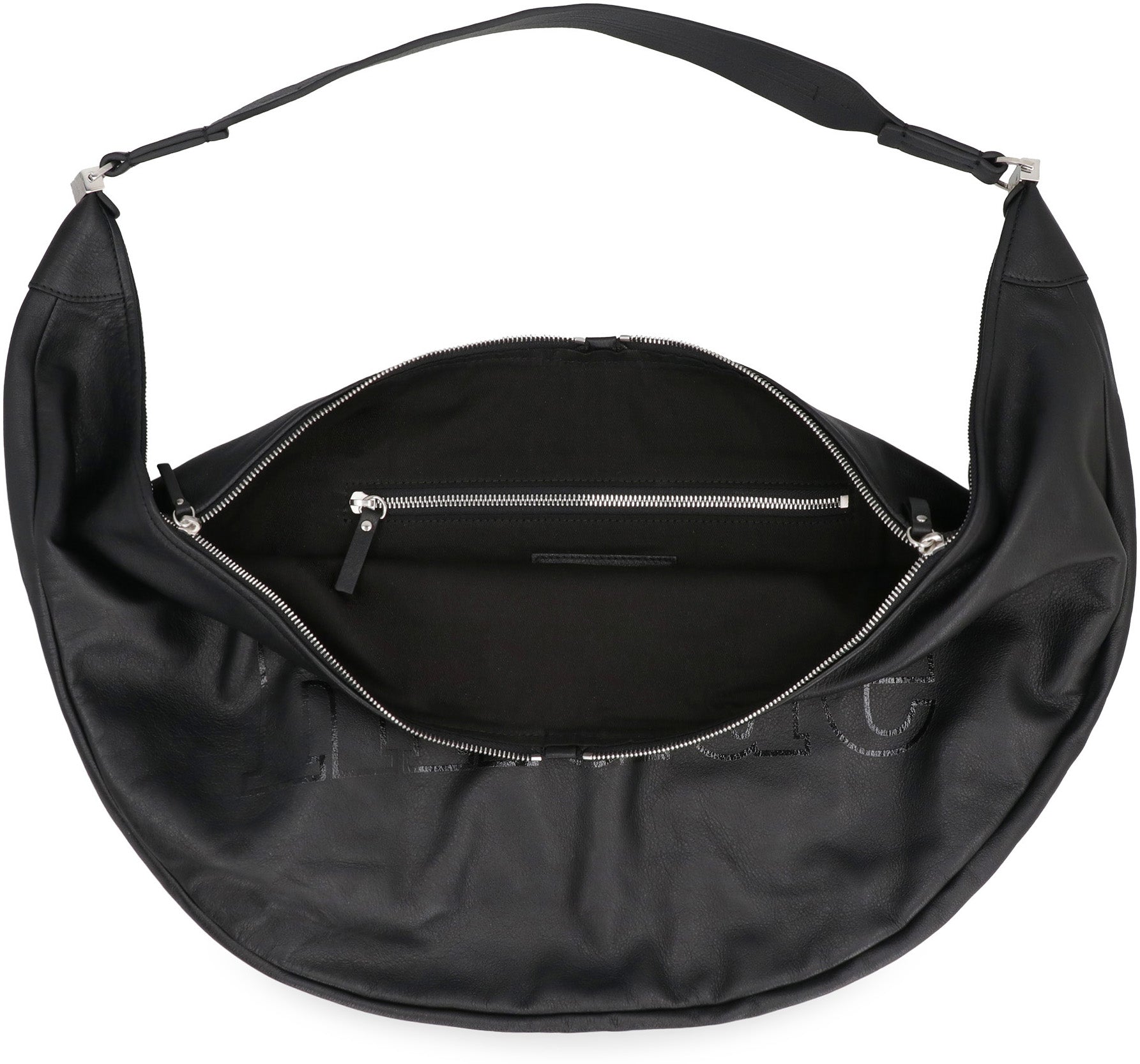 Leather messenger bag