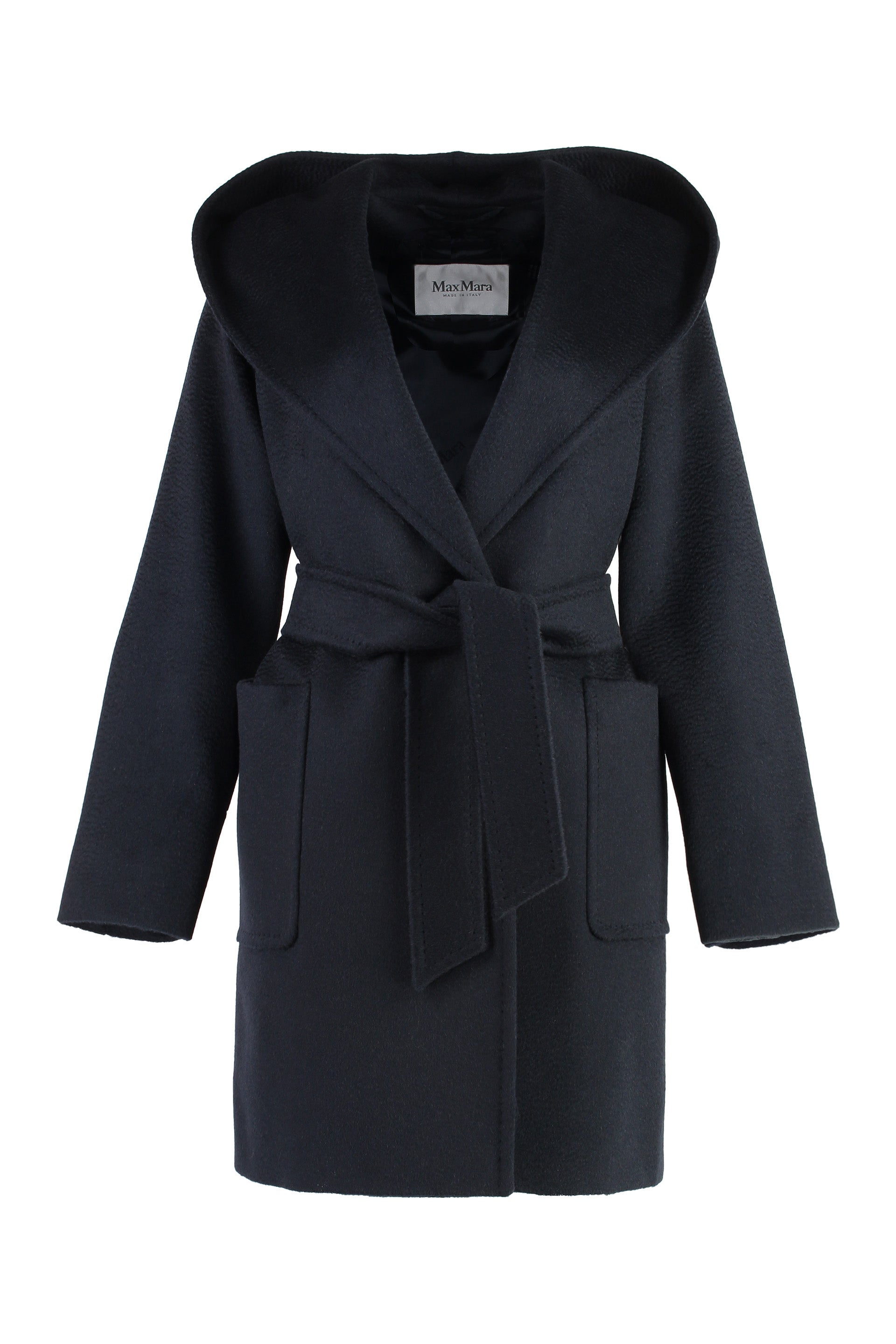 Rialto hooded camelwool coat