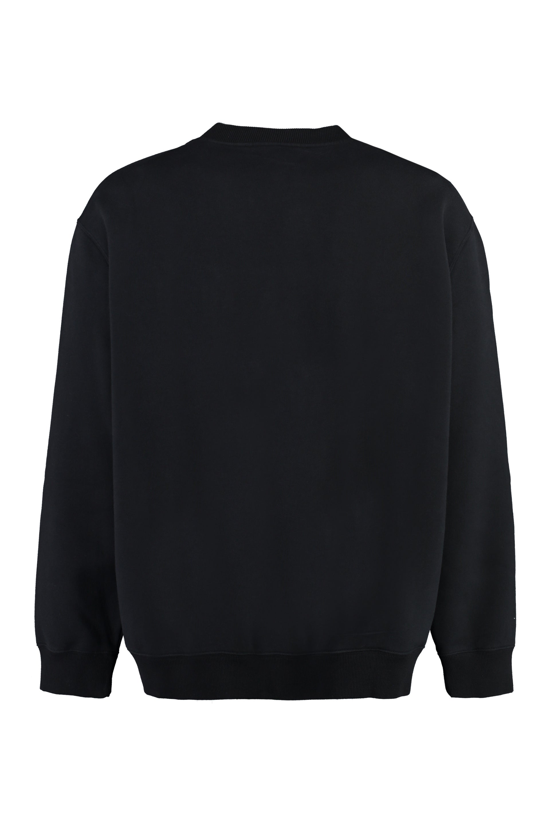 Logo embroidered cotton sweatshirt