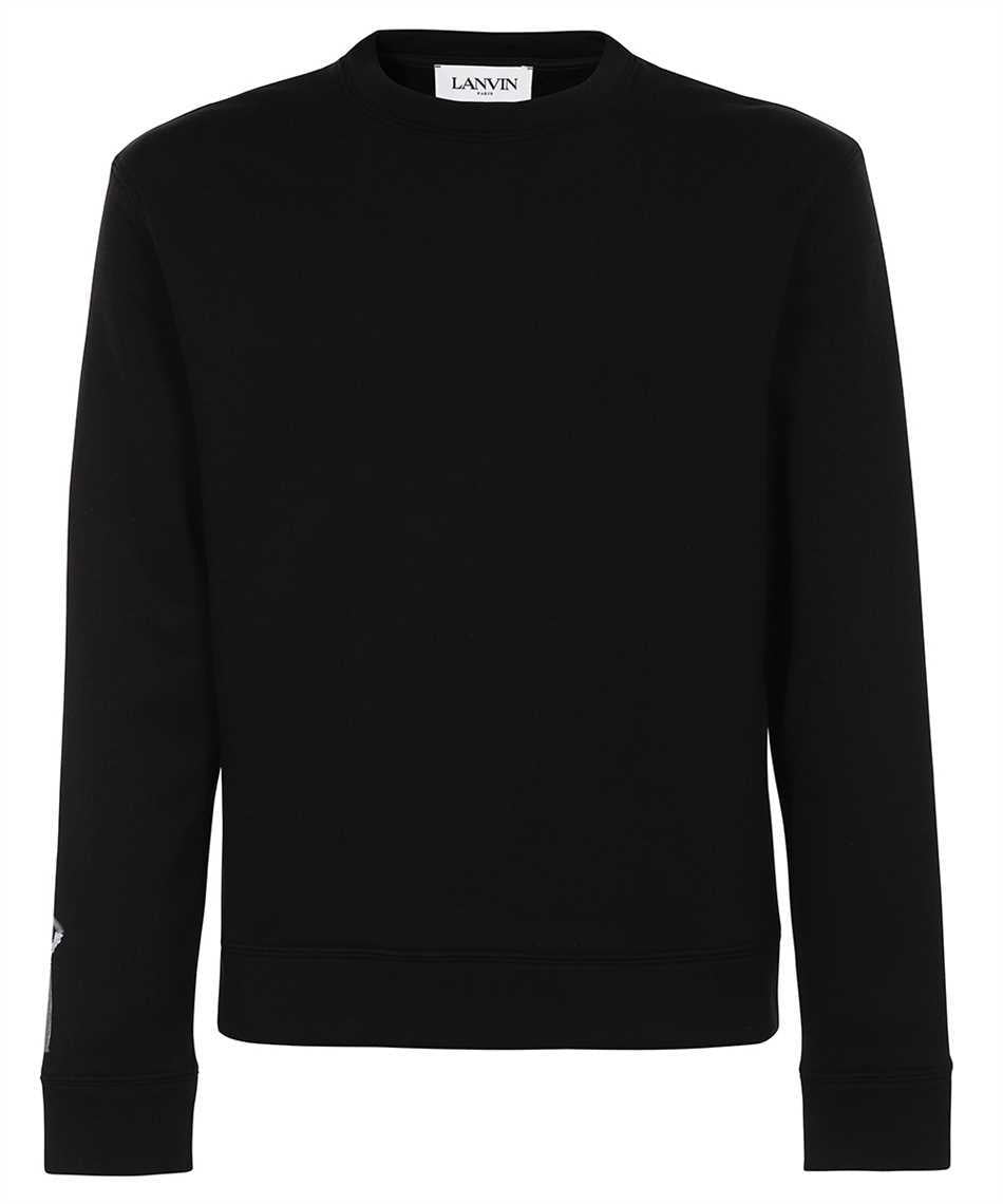 Cotton crew-neck sweatshirt