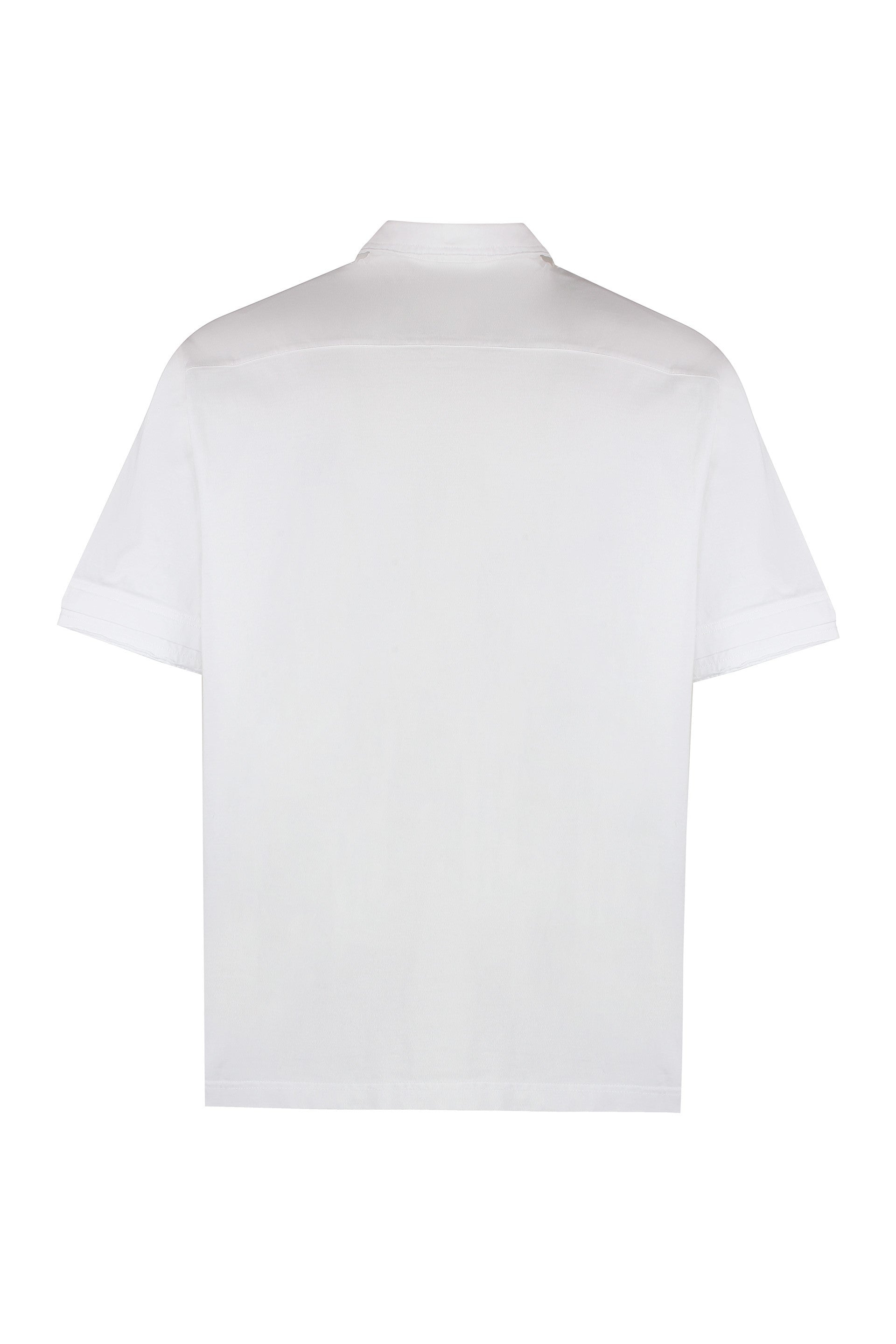 Short sleeve cotton polo shirt