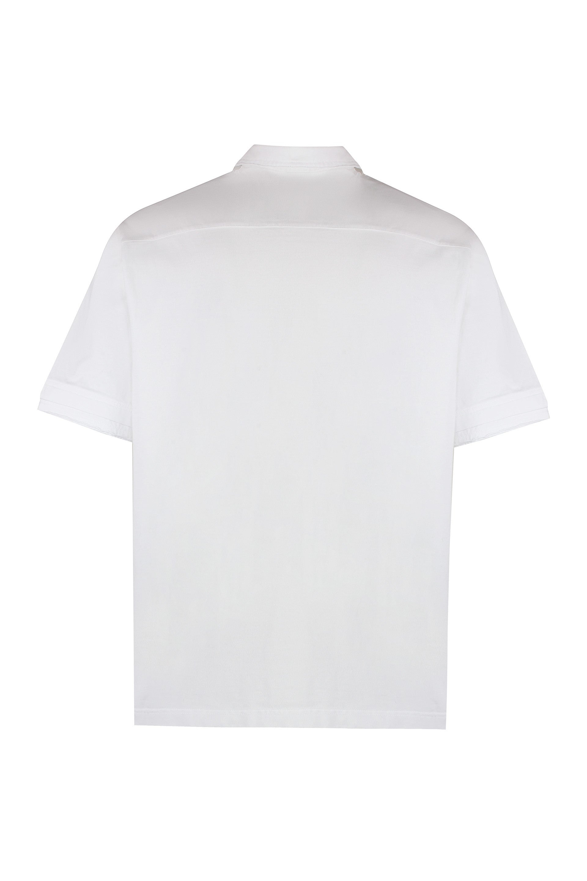 Short sleeve cotton polo shirt
