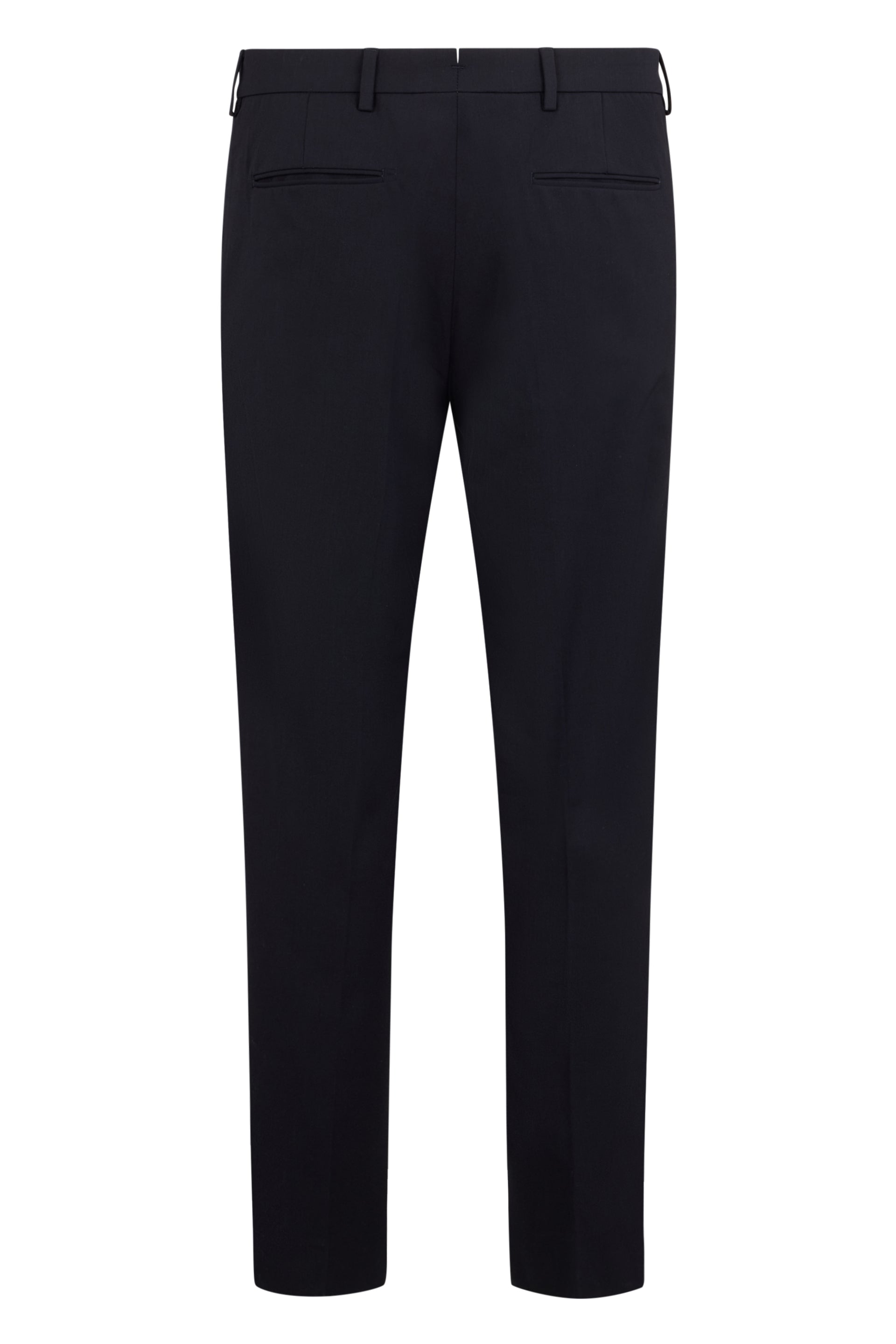 Elegant black slim trousers, comfort and style