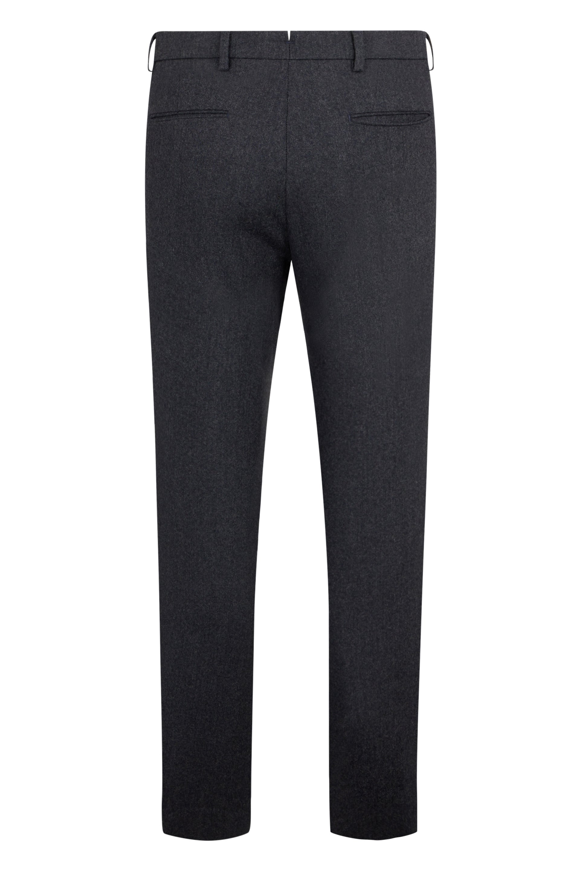Elegant black trousers, classic and versatile fit.