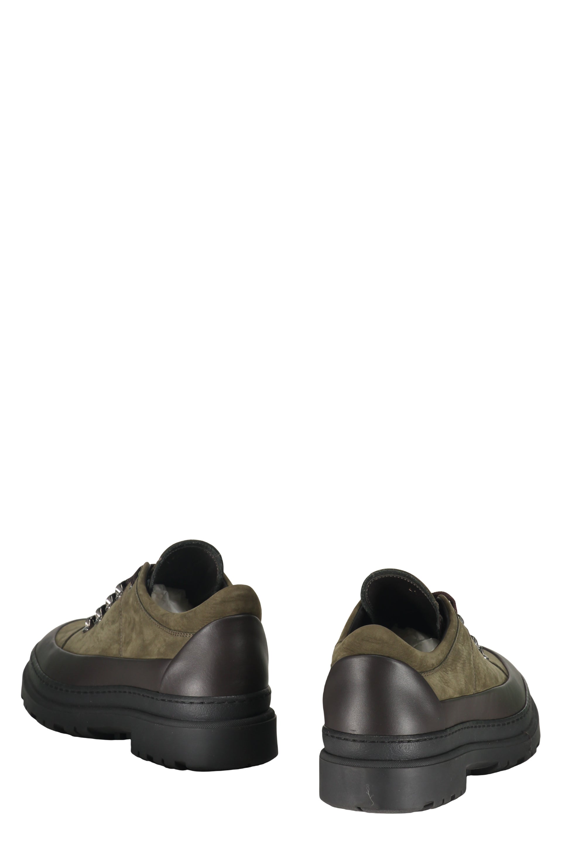 Leather lace-up shoes