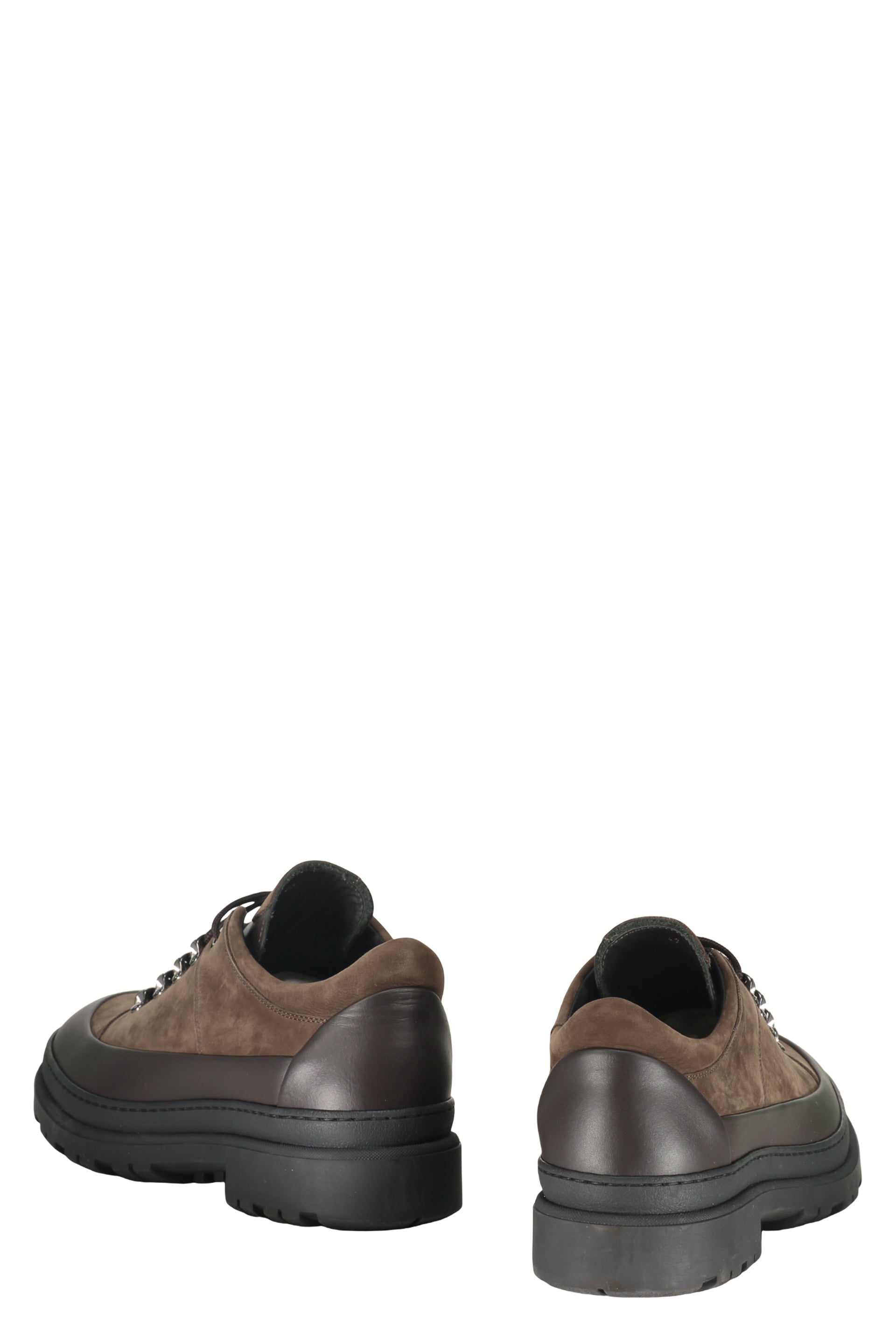 Leather lace-up shoes