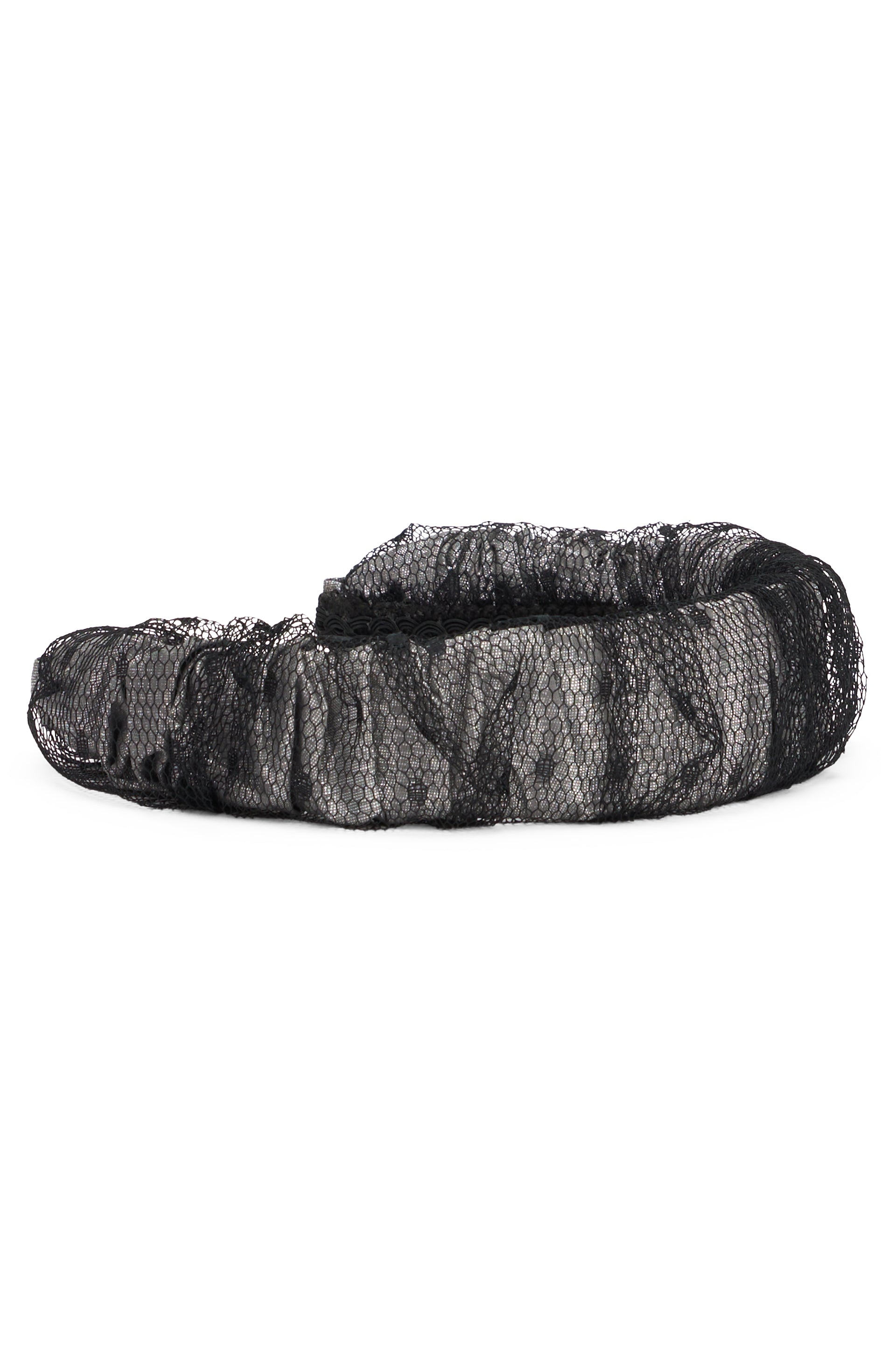 Black and silver headband for hair, elegant and sophisticated.