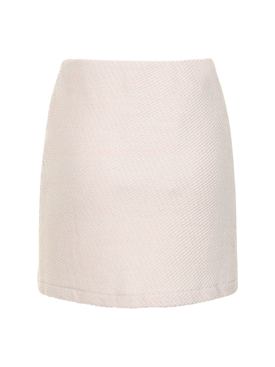 Short pink skirt with pockets