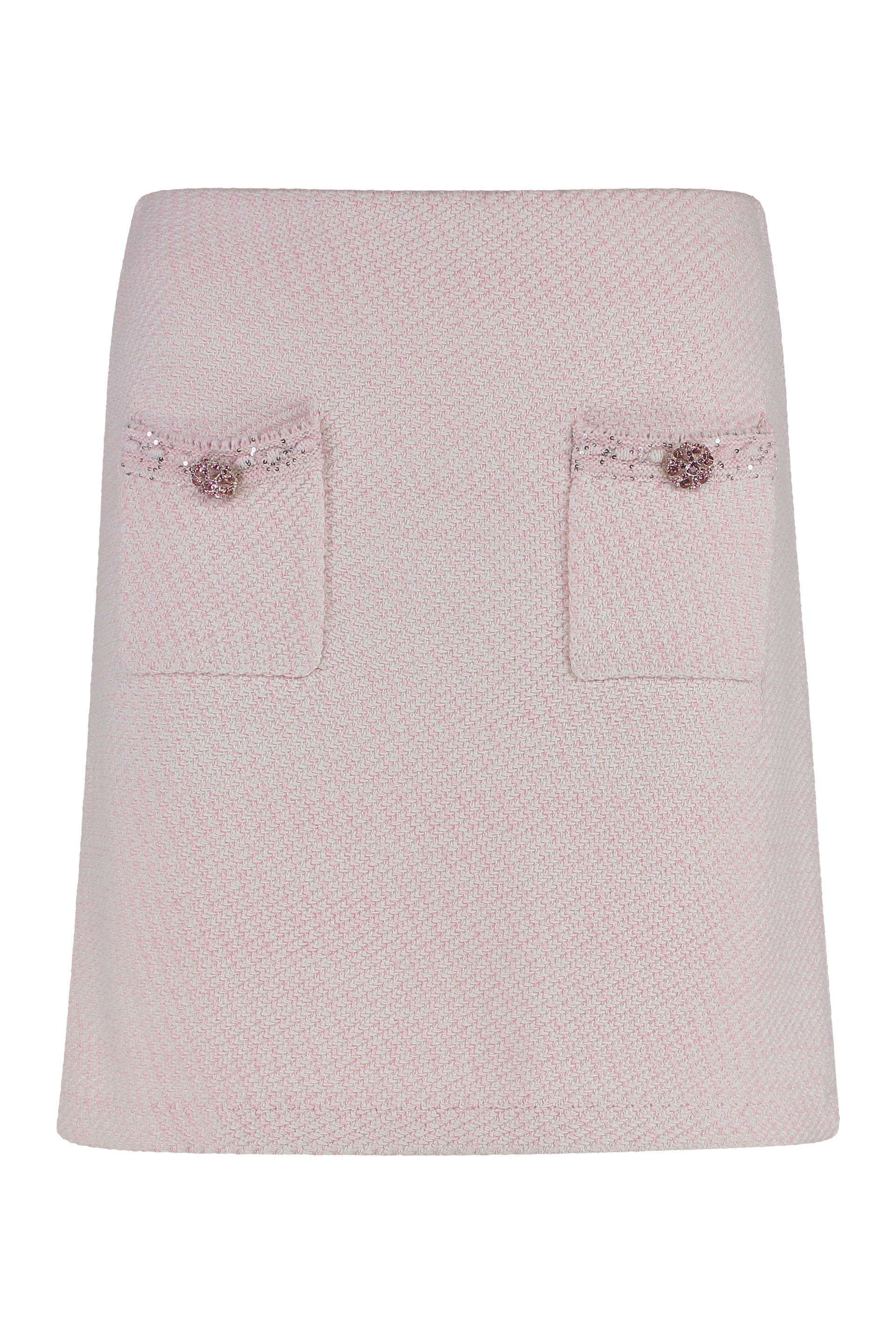 Knitted mini skirt