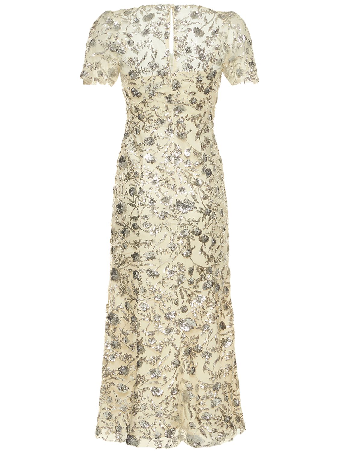 Long elegant dress with V-neck