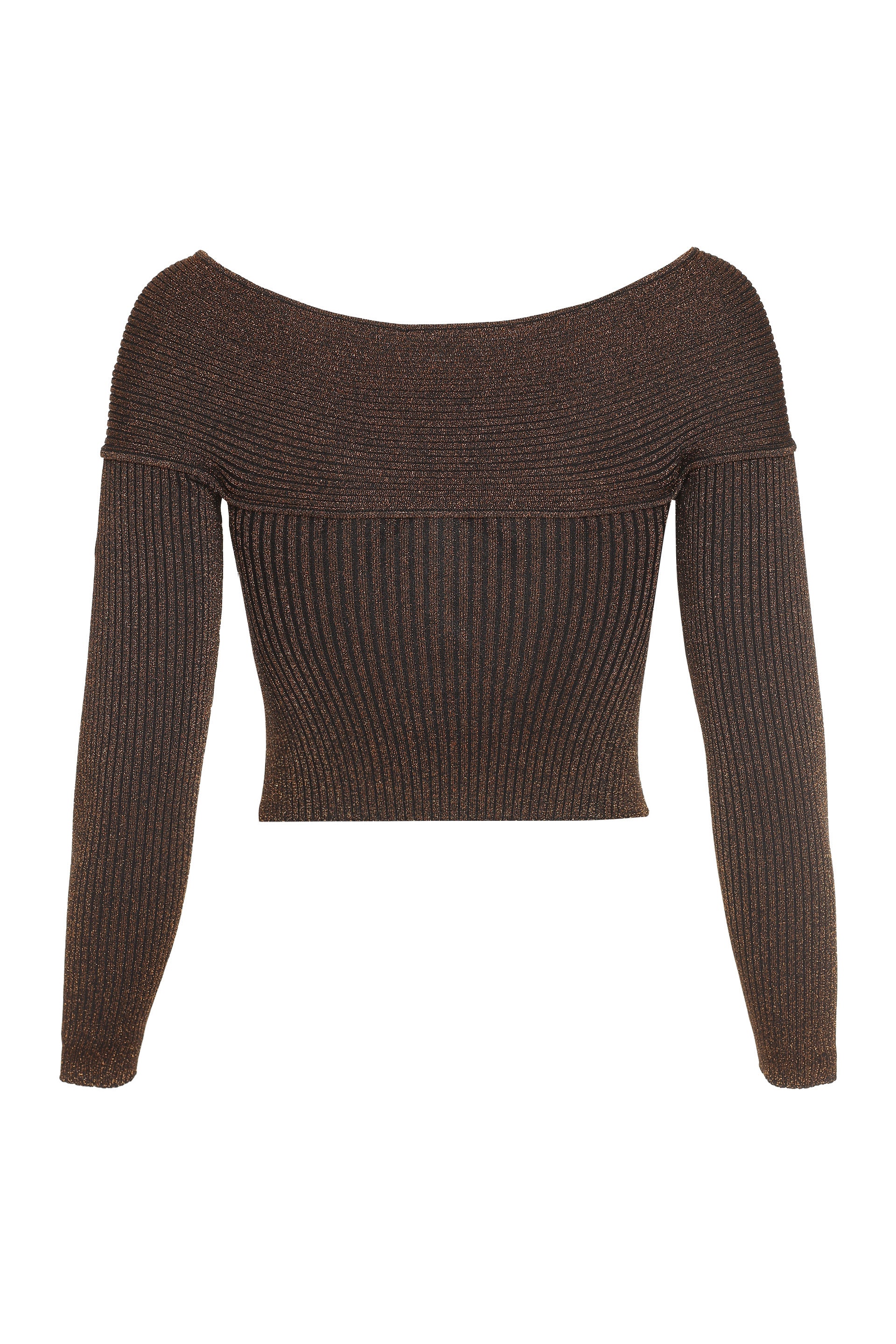 Knitted lurex top