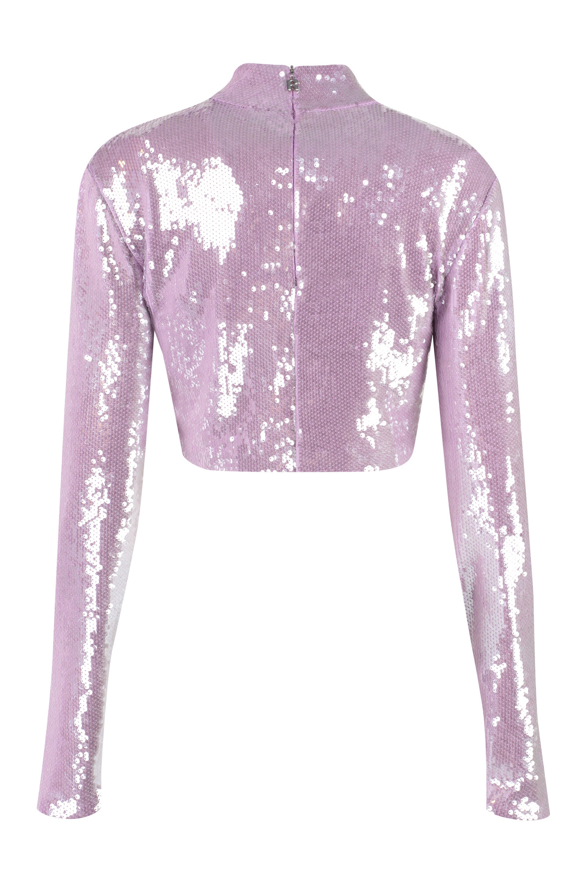 Long sleeve sequin top