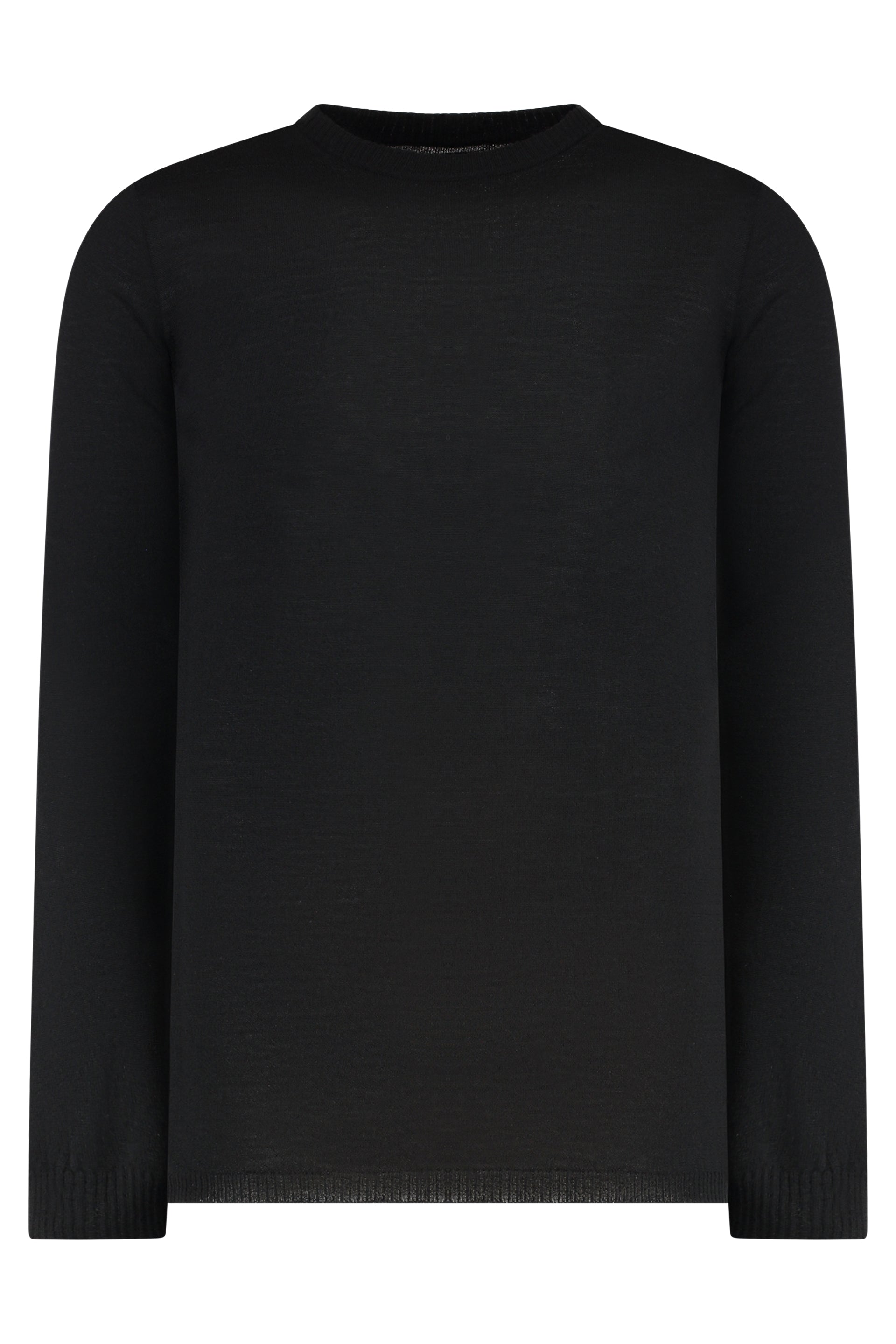 virgin wool crew-neck sweater