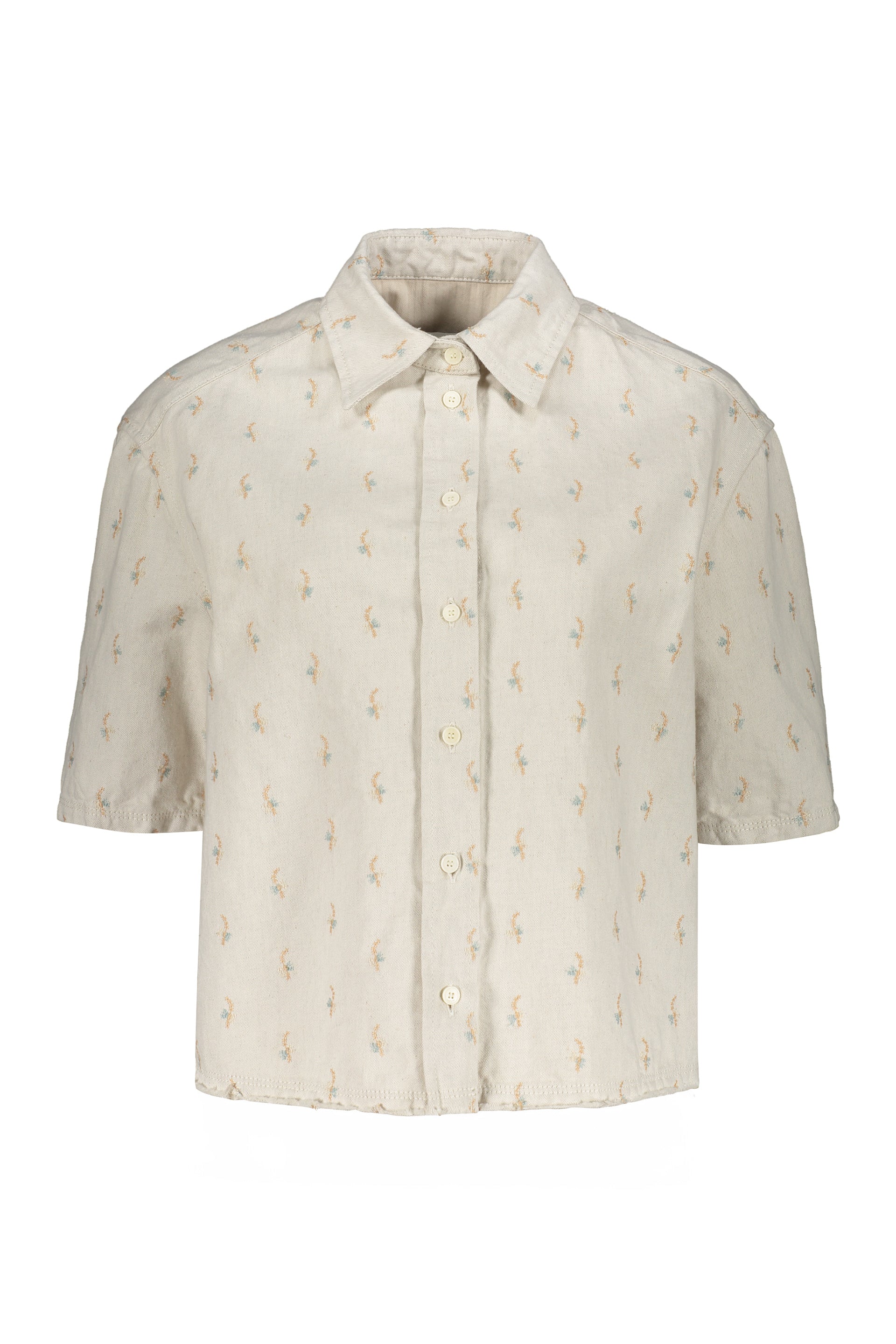 Cotton and linen shirt