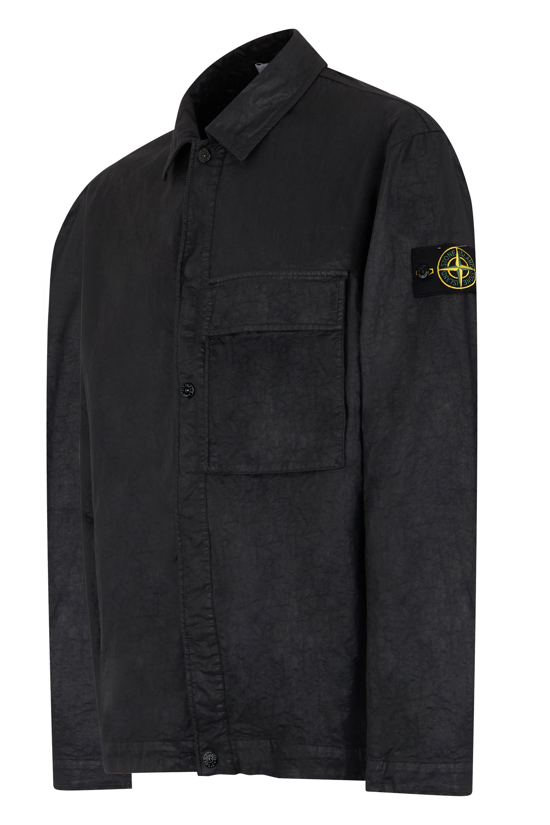 Jacket with buttons and pocket on the chest