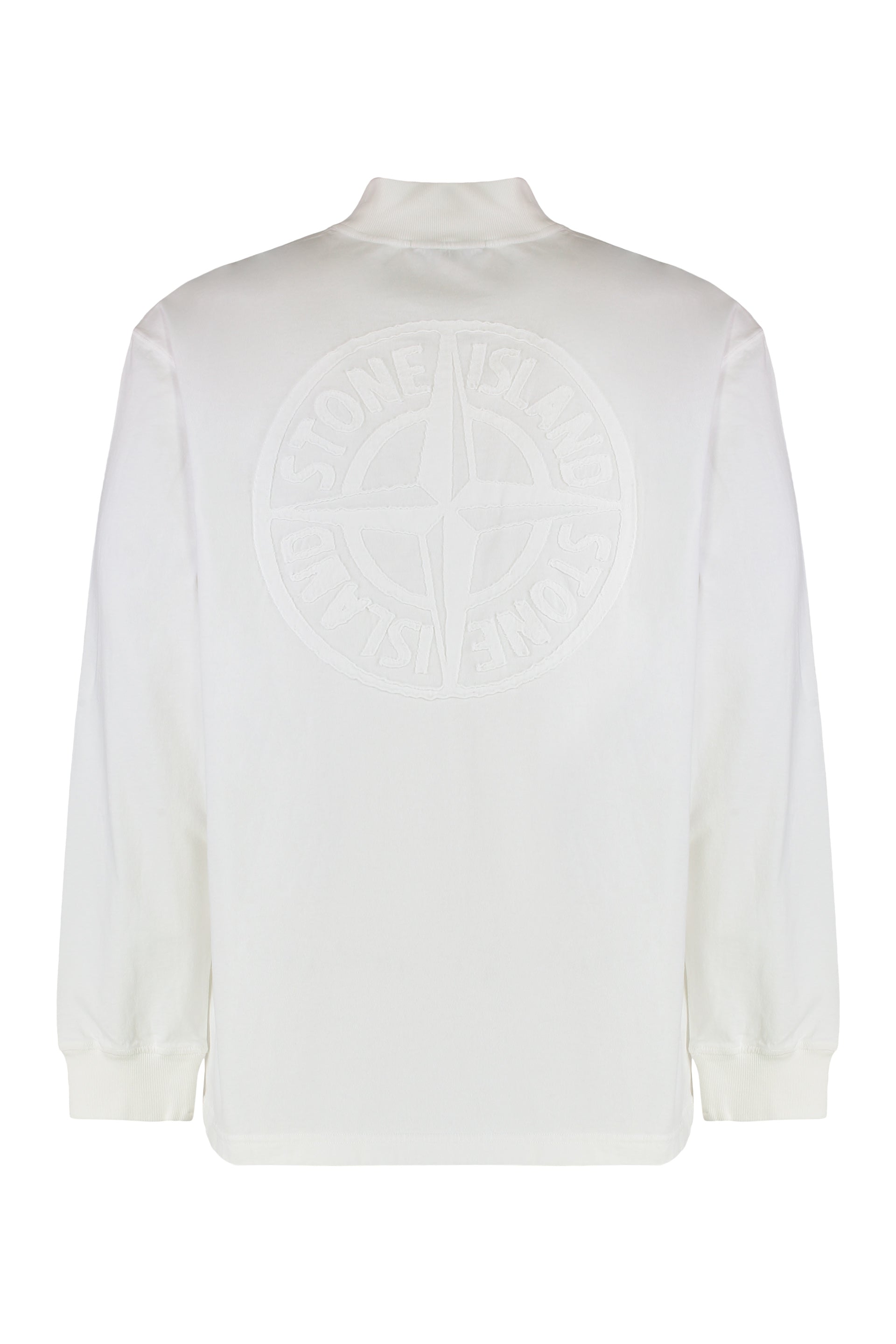 Oversized t-shirt with long sleeves in cotton jersey