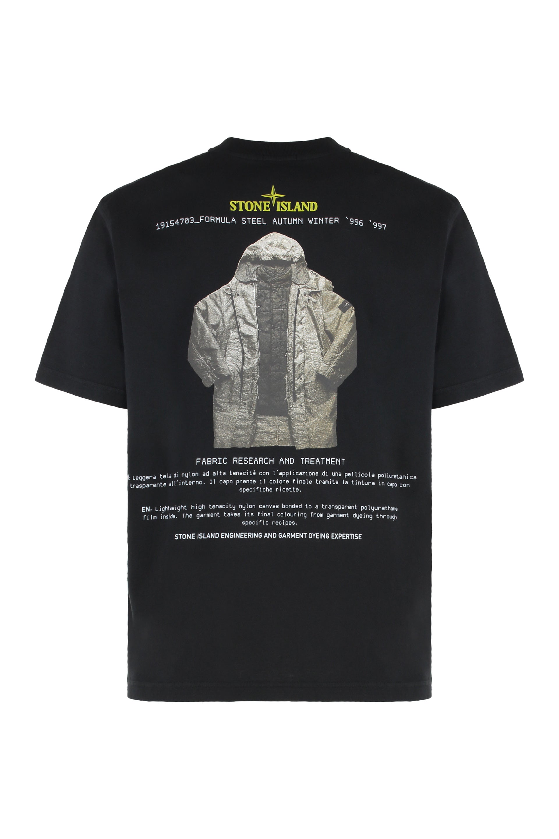 Crew neck t-shirt in cotton jersey