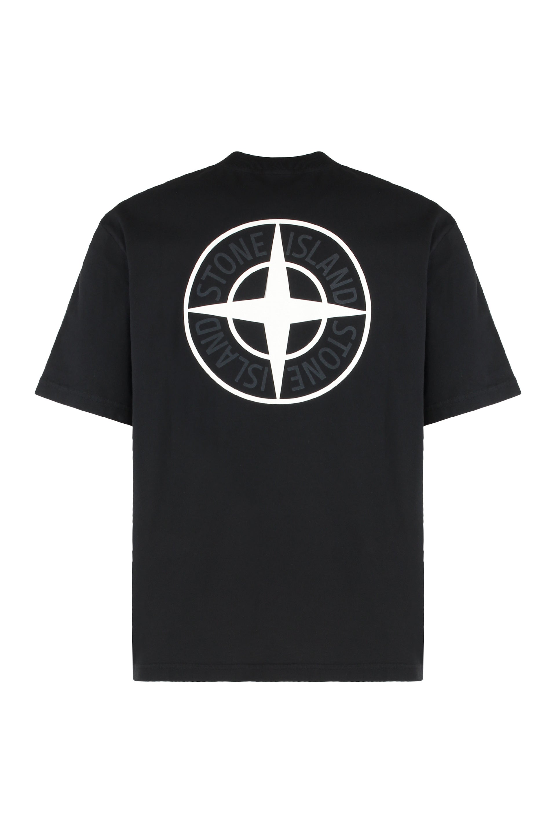 Crew neck t-shirt in cotton jersey