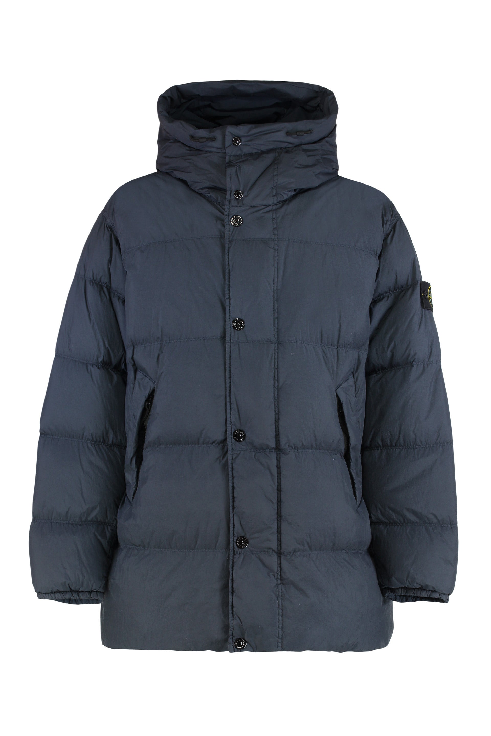 Parka with hood in nylon reps