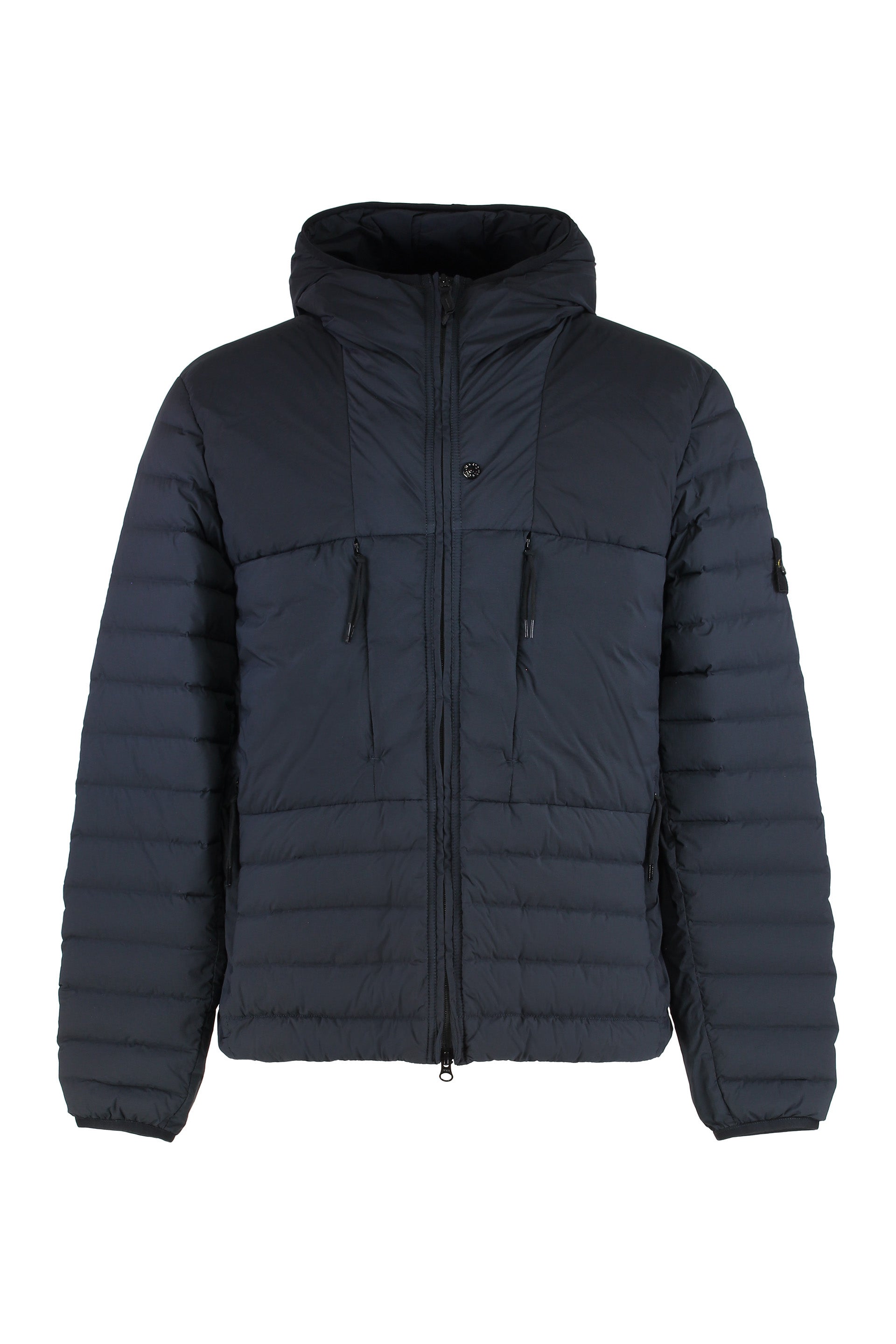 Nylon stretch down jacket