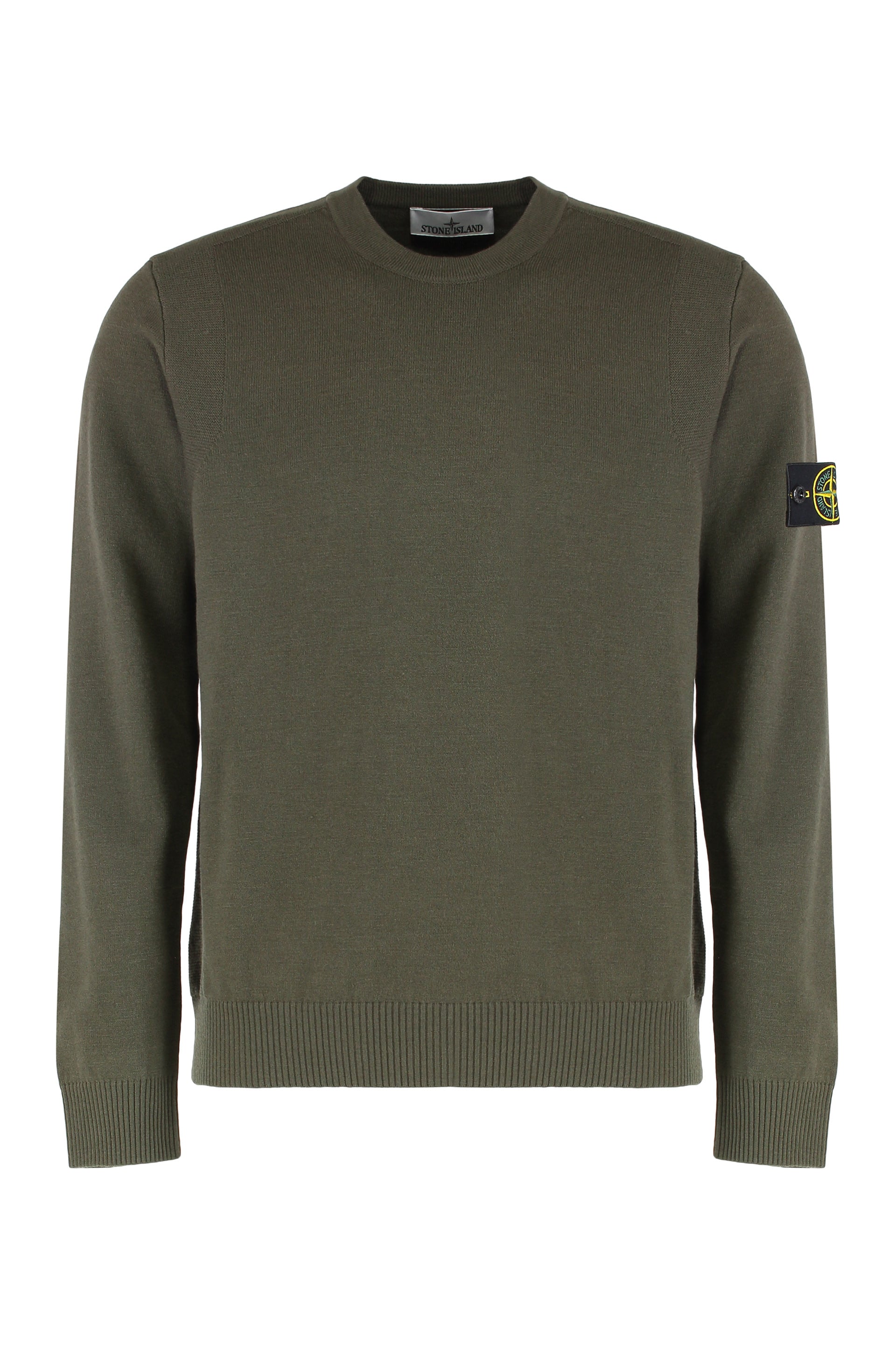 Wool crew neck sweater