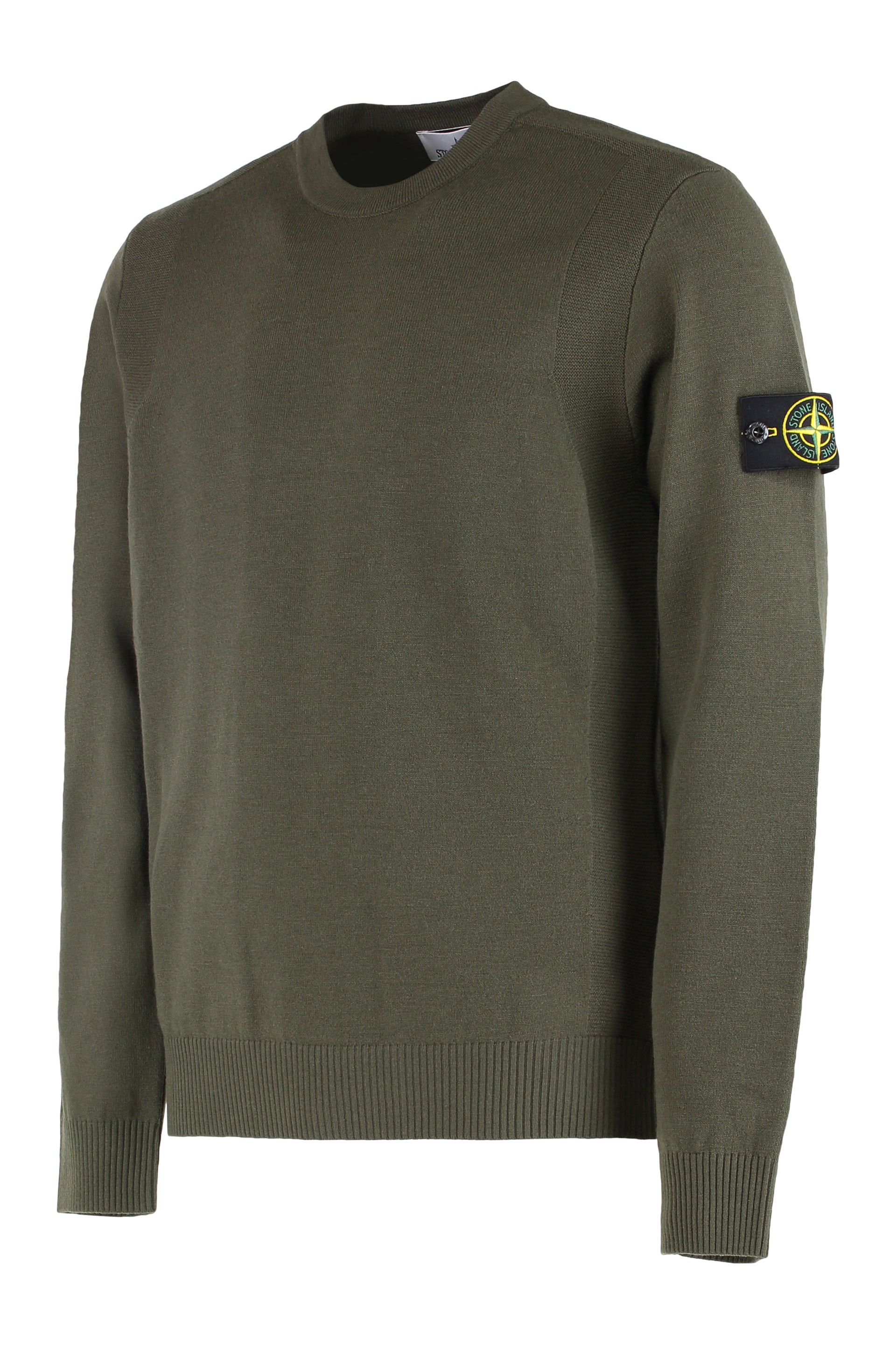 Wool crew neck sweater
