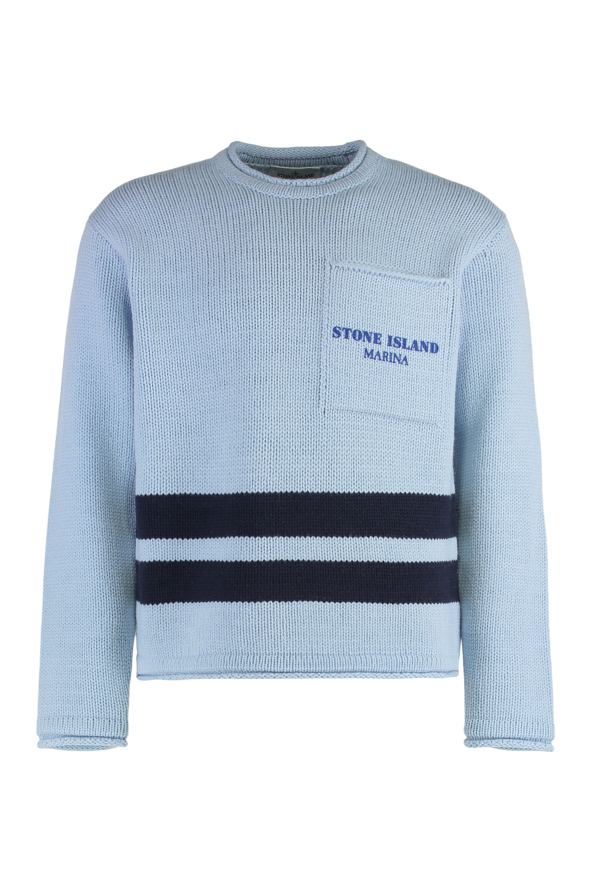 Wool crewneck sweater