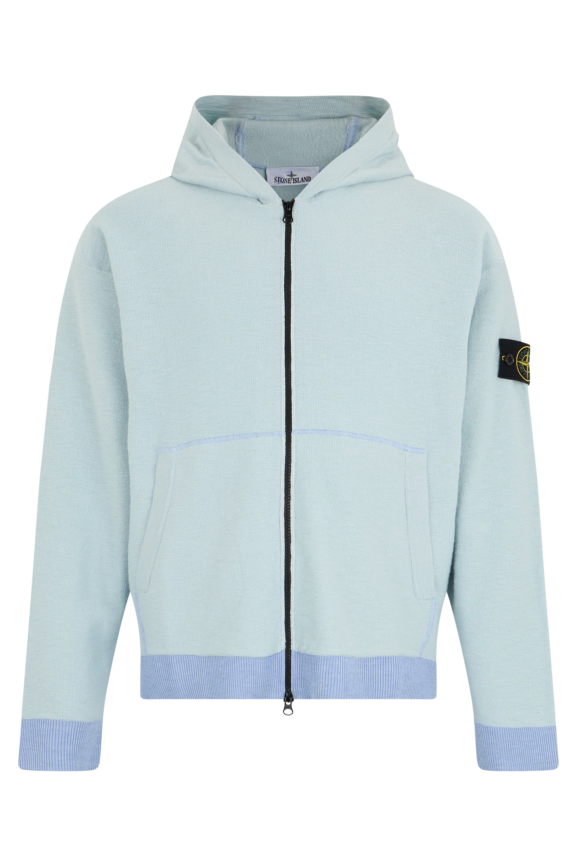 Cotton sweatshirt with zipper