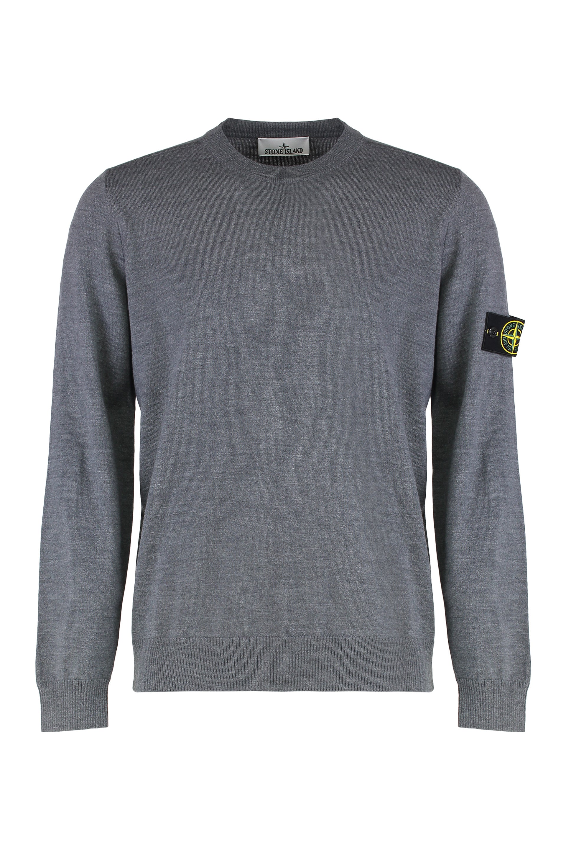 Wool crew neck sweater
