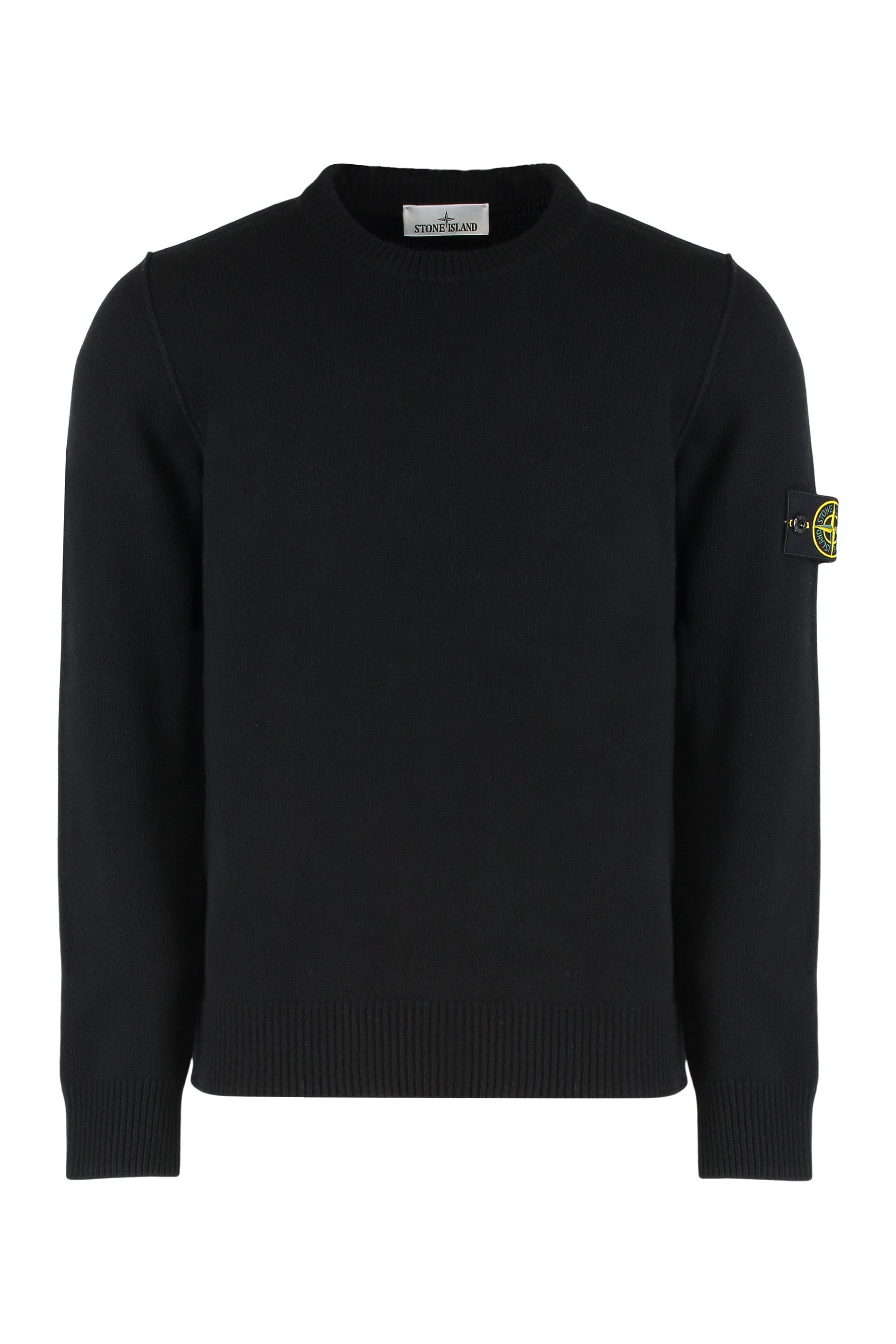 Wool crew neck sweater