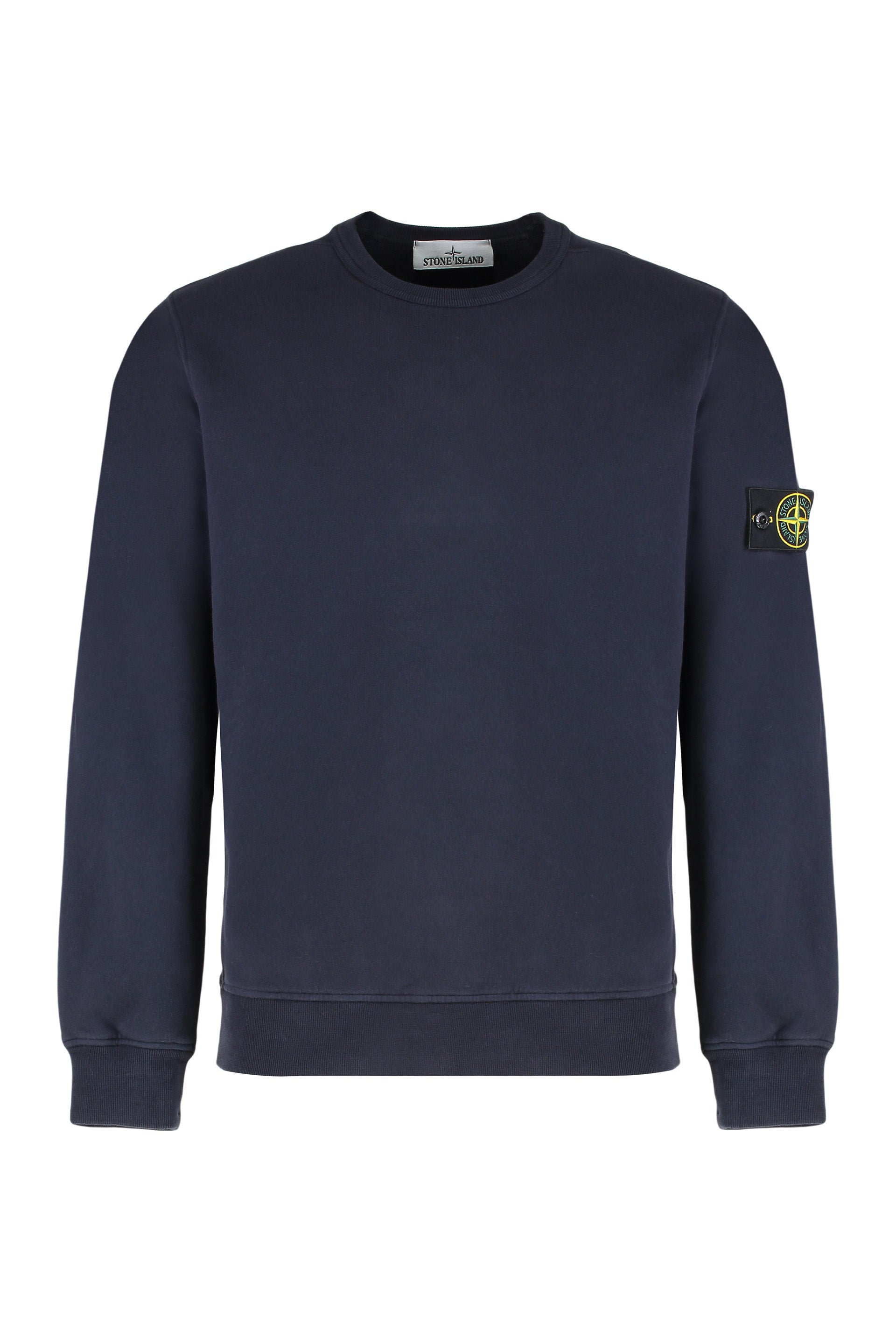 Crew neck sweatshirt in cotton